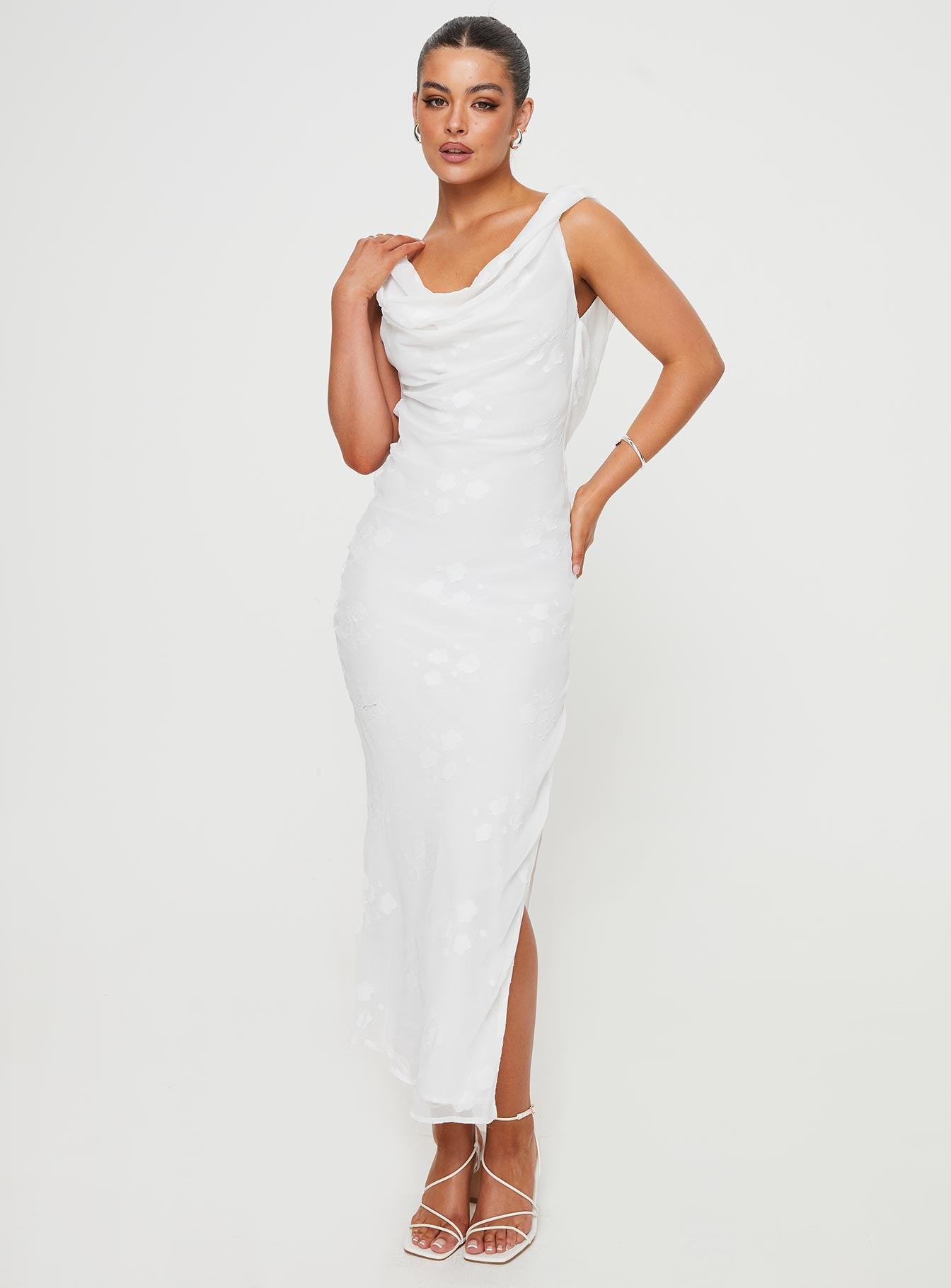 Contessa Maxi Dress White Product Image