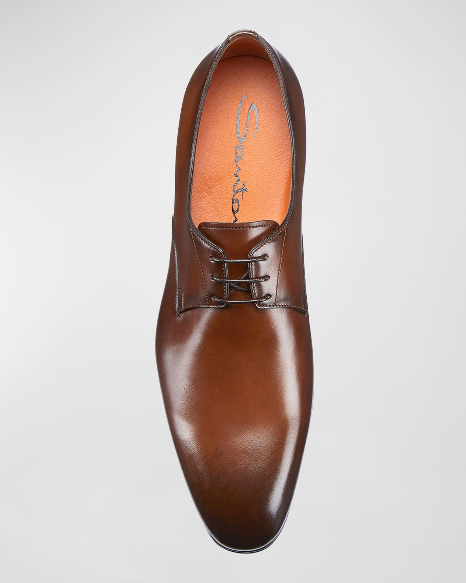 Men's Induct Burnished Leather Derby Shoes Product Image