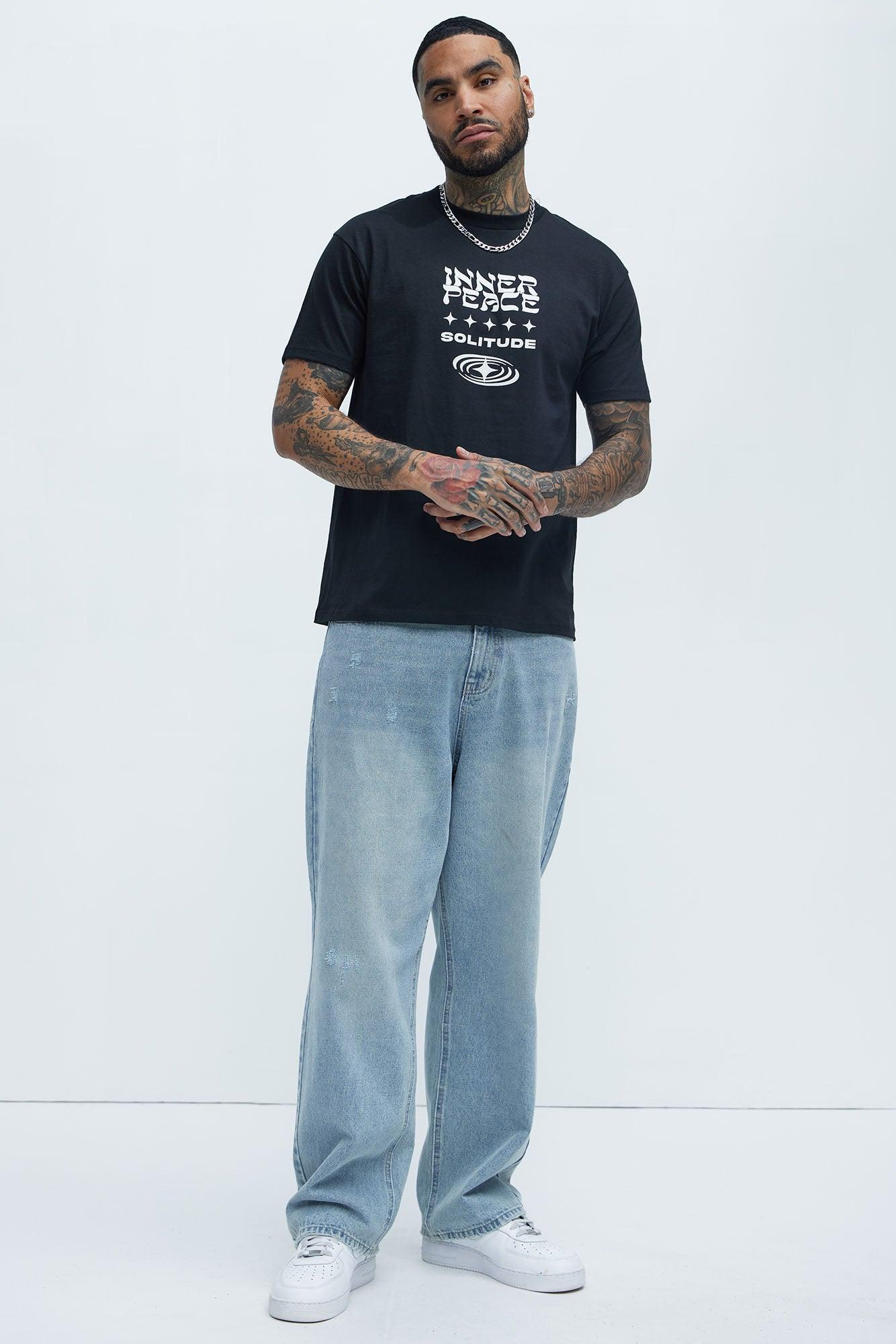 Happiness In The Chaos Short Sleeve Tee - Black Product Image