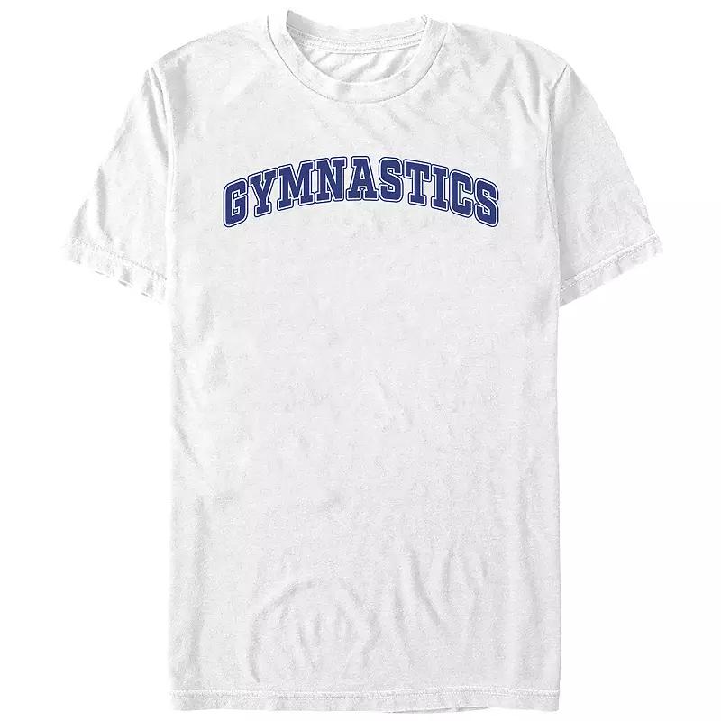 Men's Gymnastics Graphic Tee, Size: Small, White Product Image