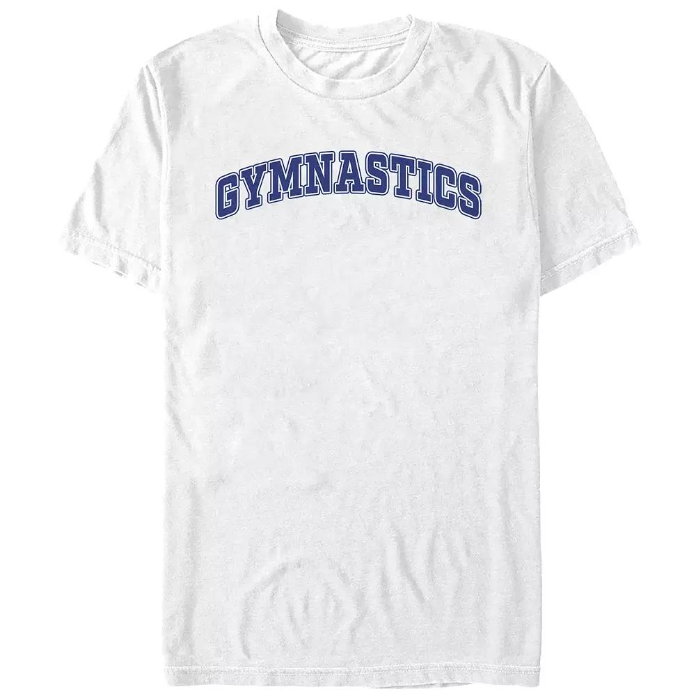Men's Gymnastics Graphic Tee, Size: Small, White Product Image