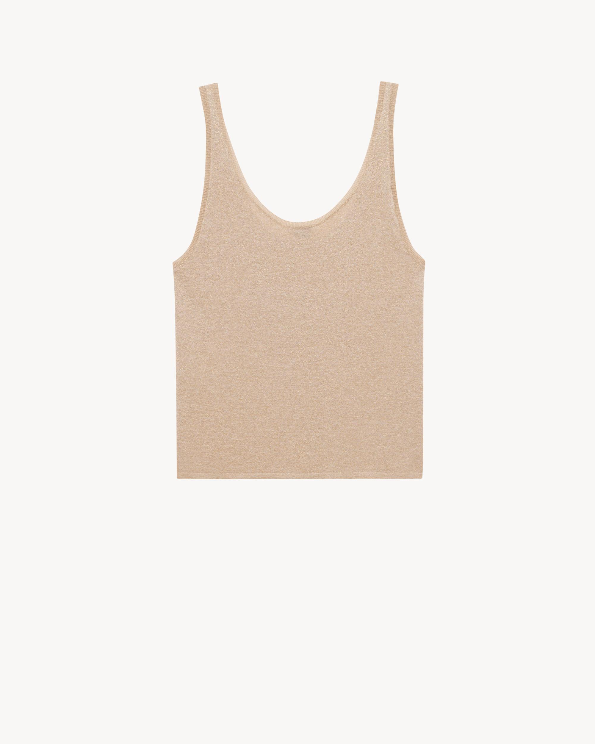 tank top in lurex knit Product Image