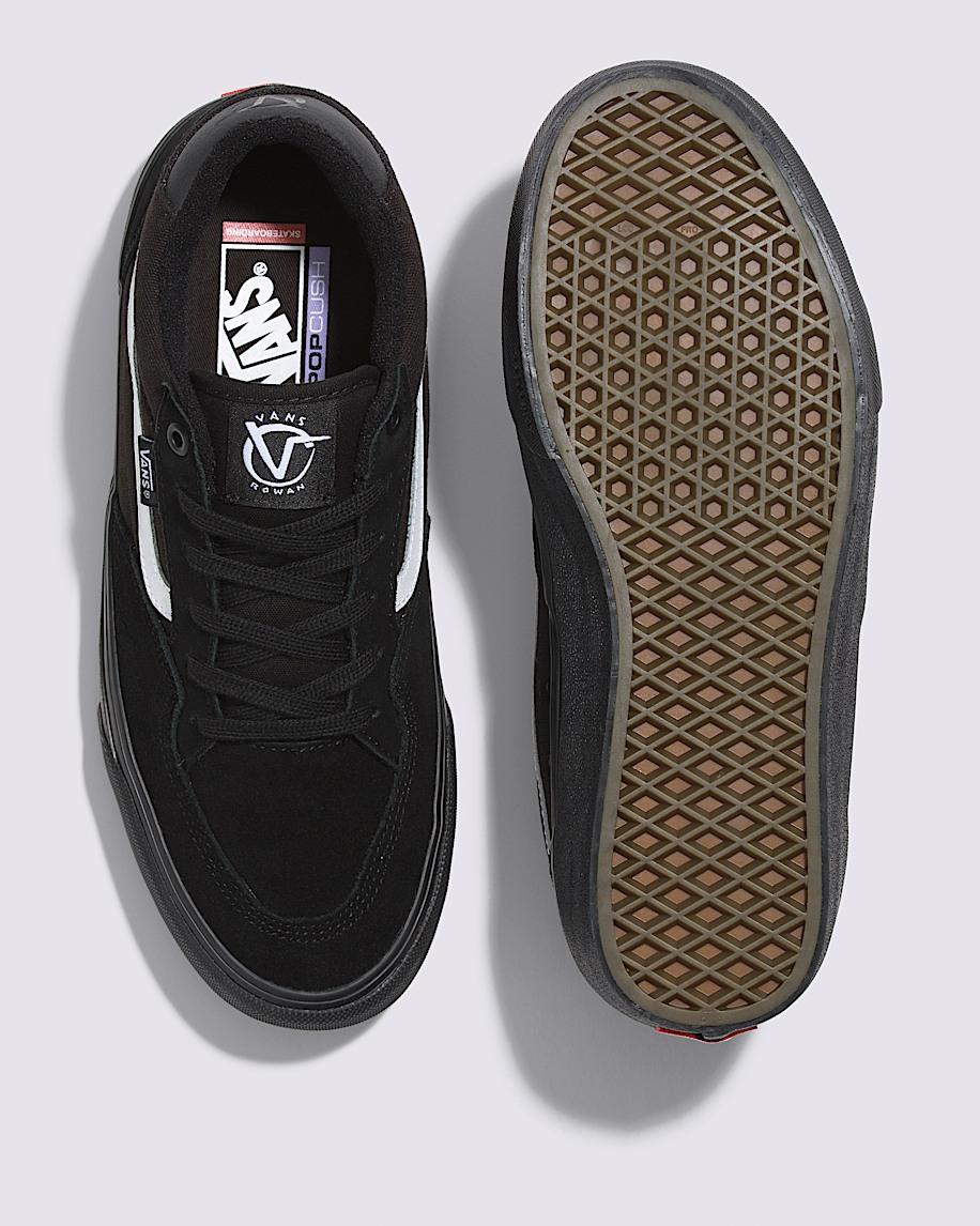 Skate Rowan Shoe in Black| Vans US Product Image