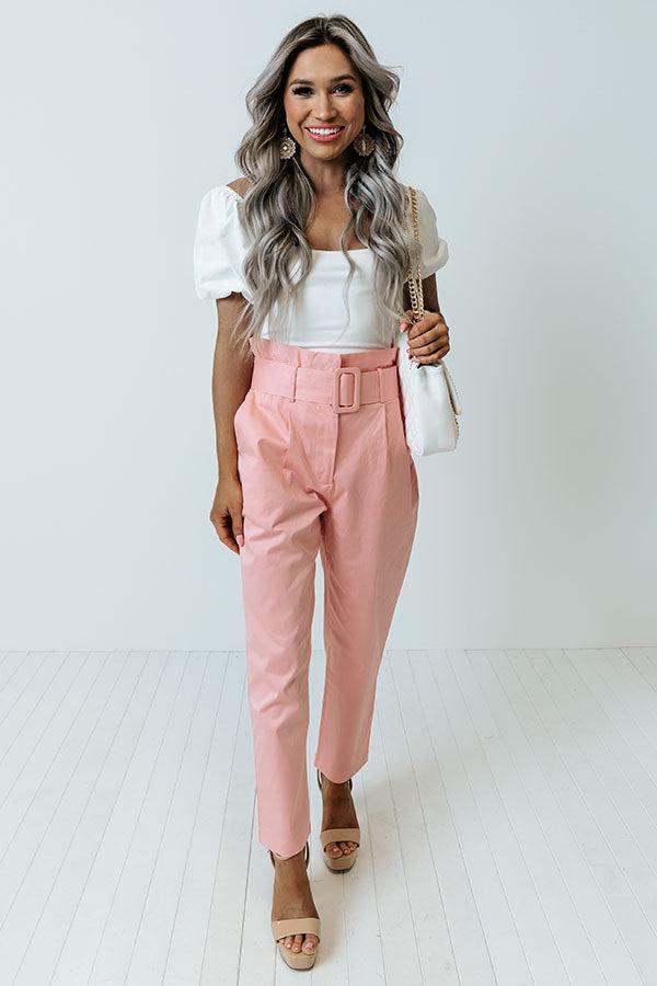 Truly Chic High Waist Trousers Product Image