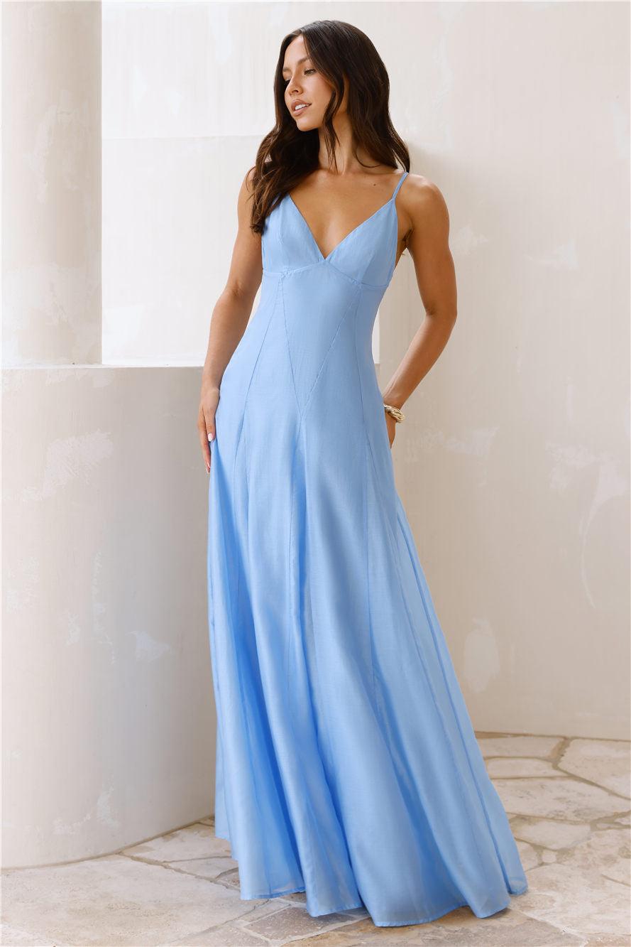 Dancing With Beauty Maxi Dress Jacaranda Product Image