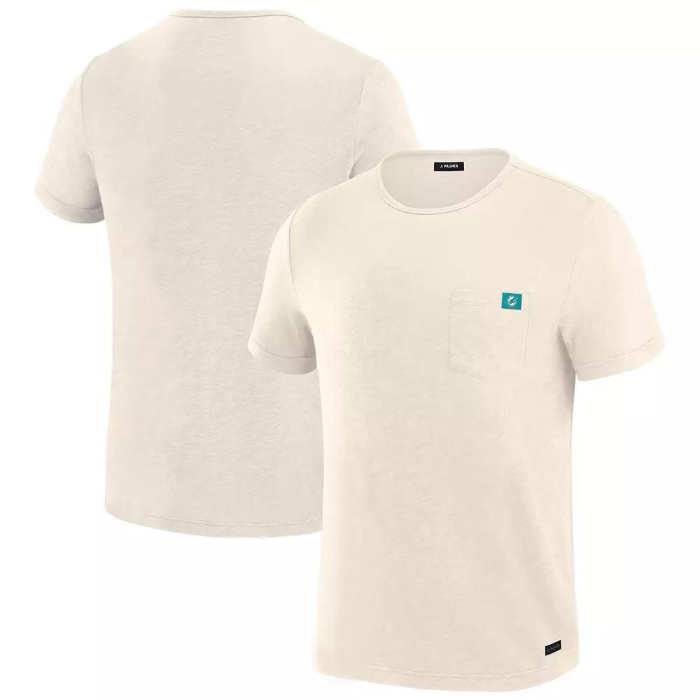 Men's J. Palmer White Miami Dolphins In-The-Pocket T-Shirt, Size: Medium Product Image