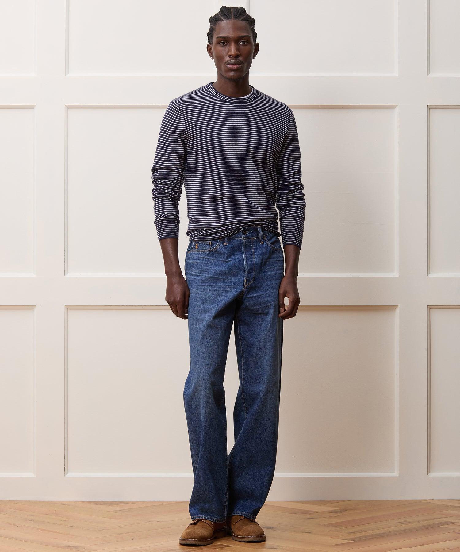 Silk-Cashmere Crewneck Sweater Product Image