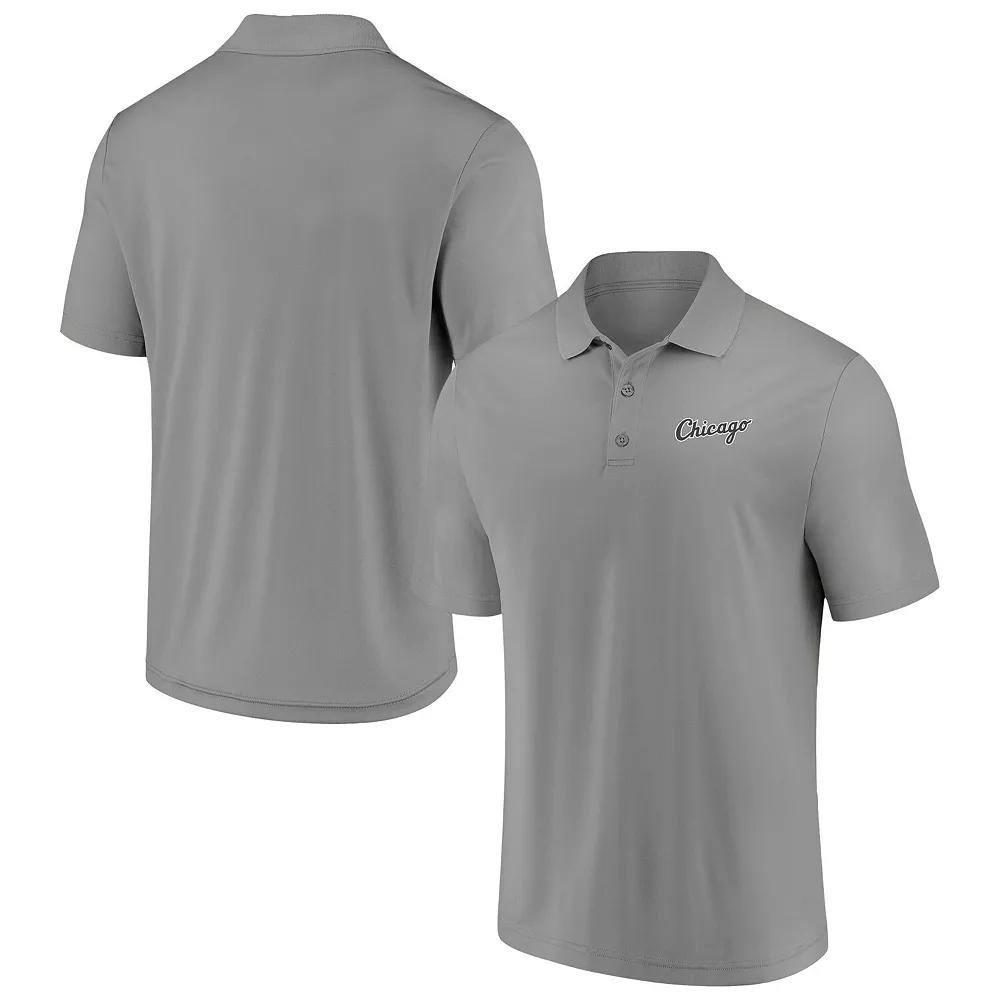 Men's Fanatics Gray Chicago White Sox Component Polo,  Product Image