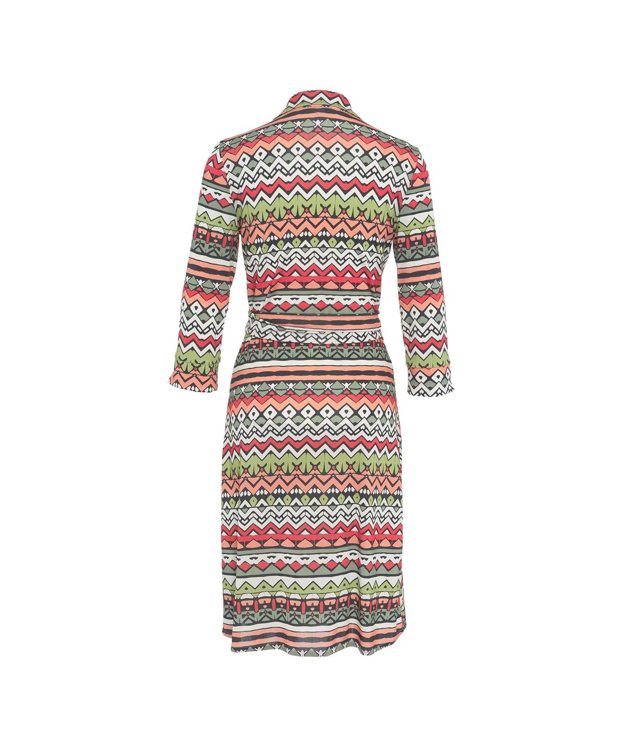 Wrap dress with pattern Product Image