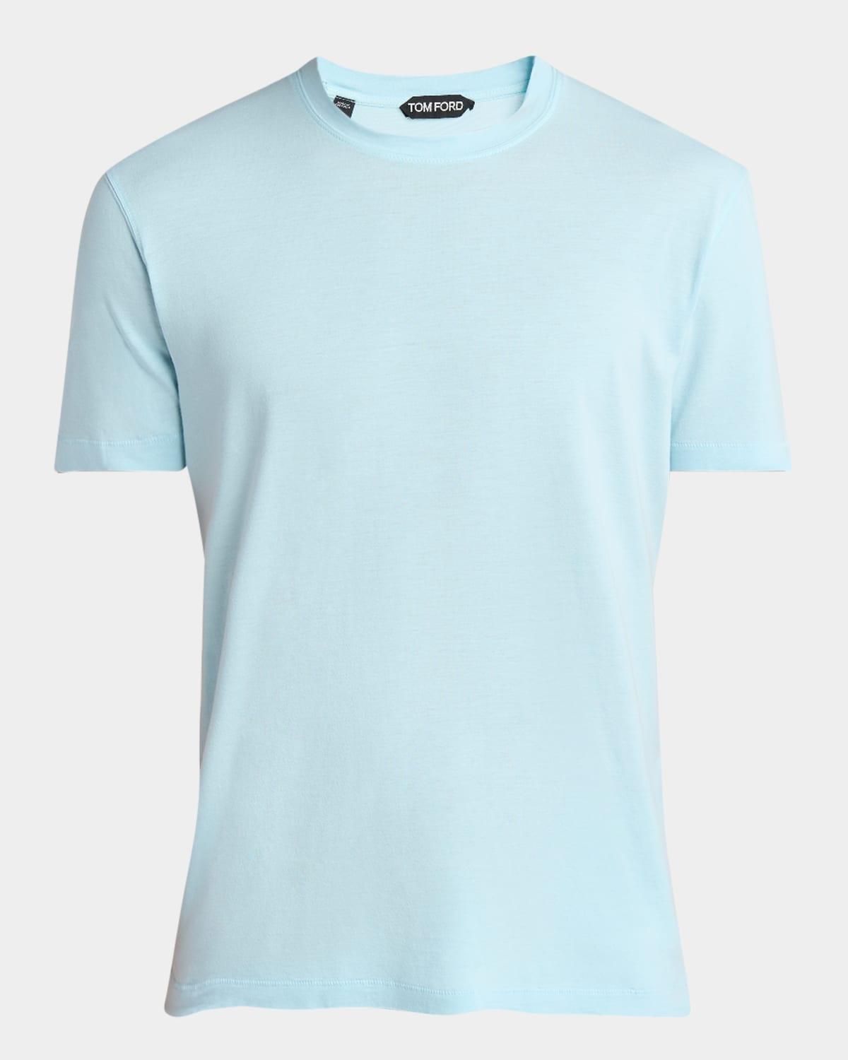 Mens Lyocell-Cotton Crewneck T-Shirt Product Image