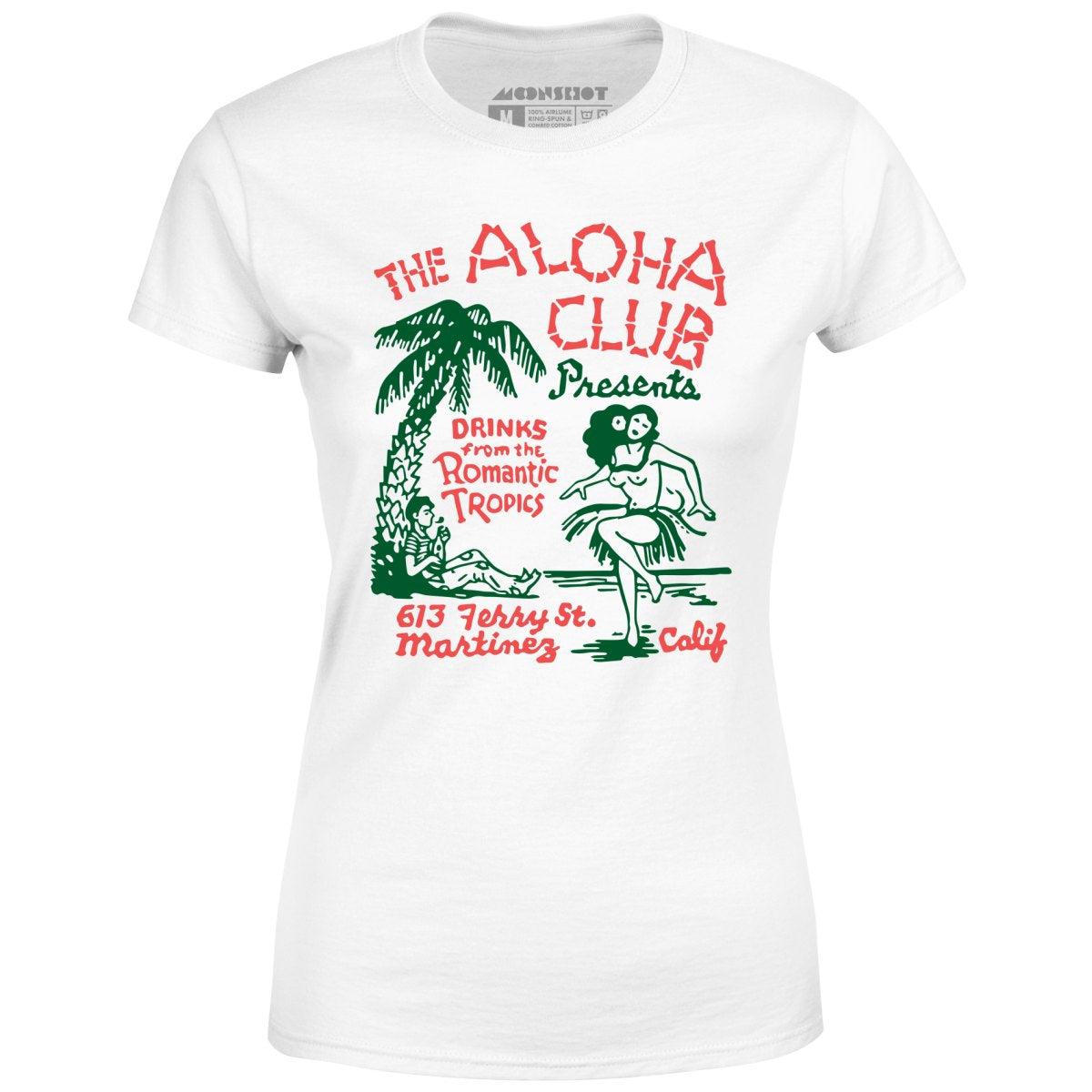 The Aloha Club - Martinez, CA - Vintage Tiki Bar - Women's T-Shirt Female Product Image