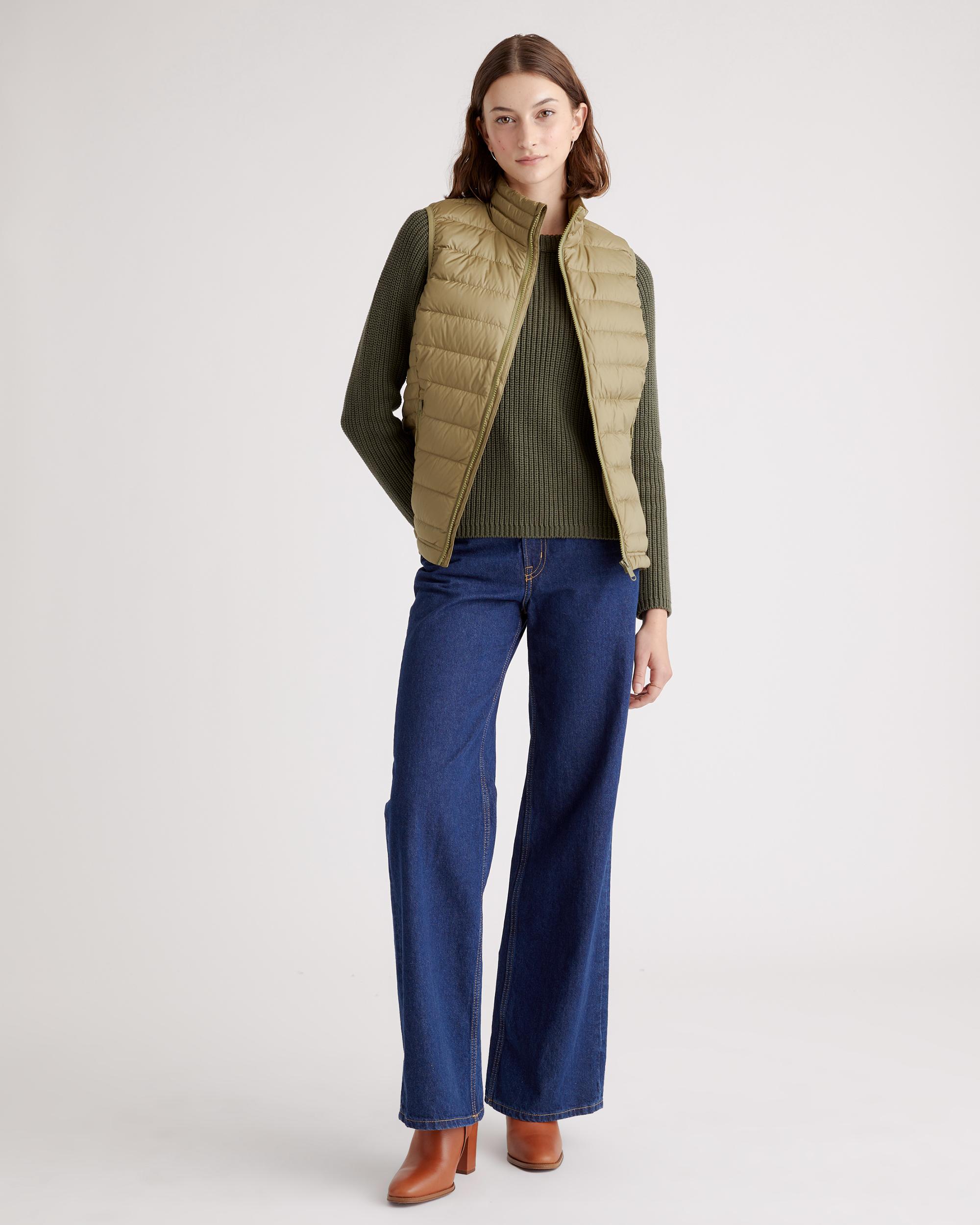 Quince | Women's Lightweight Down Packable Puffer Vest Recycled Polyester Product Image