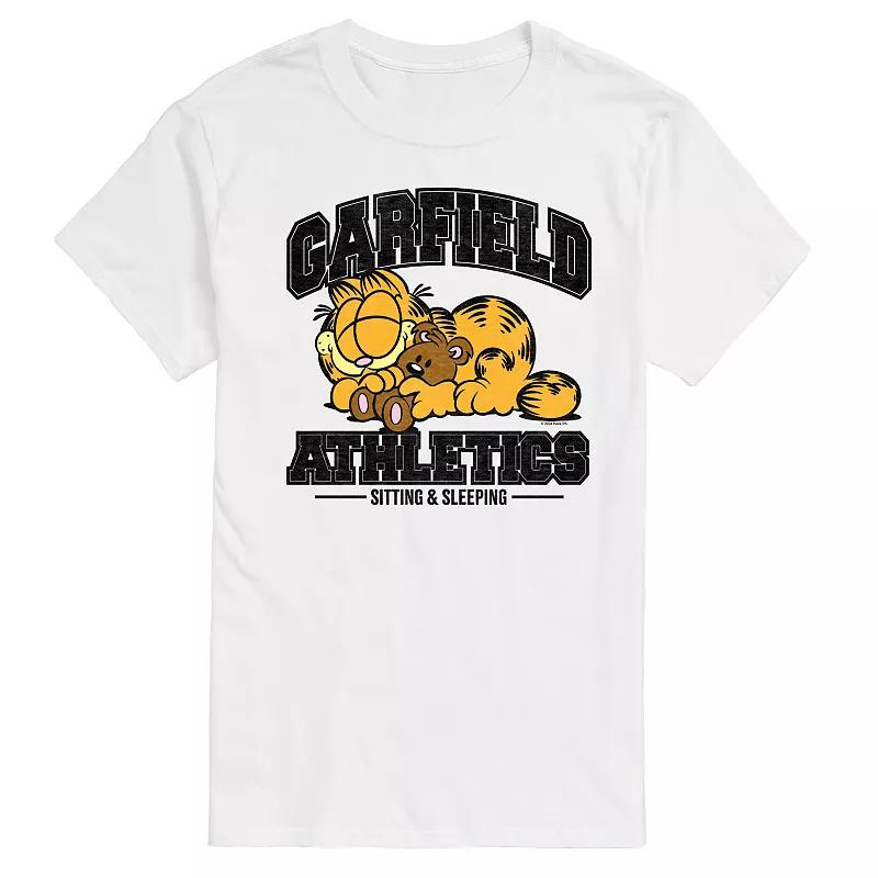 Men's Garfield Sleeping Athletics Graphic Tee,  Product Image