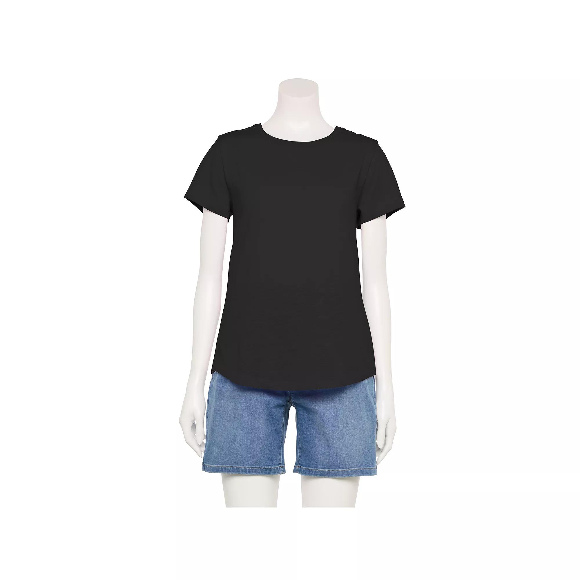 Women's Sonoma Goods For Life® Adaptive Everyday Short Sleeve Crewneck T-Shirt,  Product Image