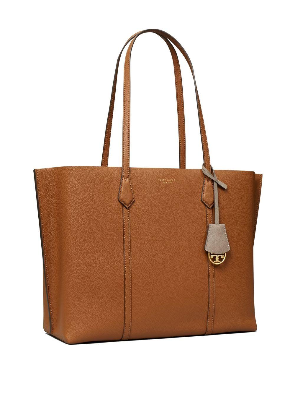 leather logo-print tote bag Product Image