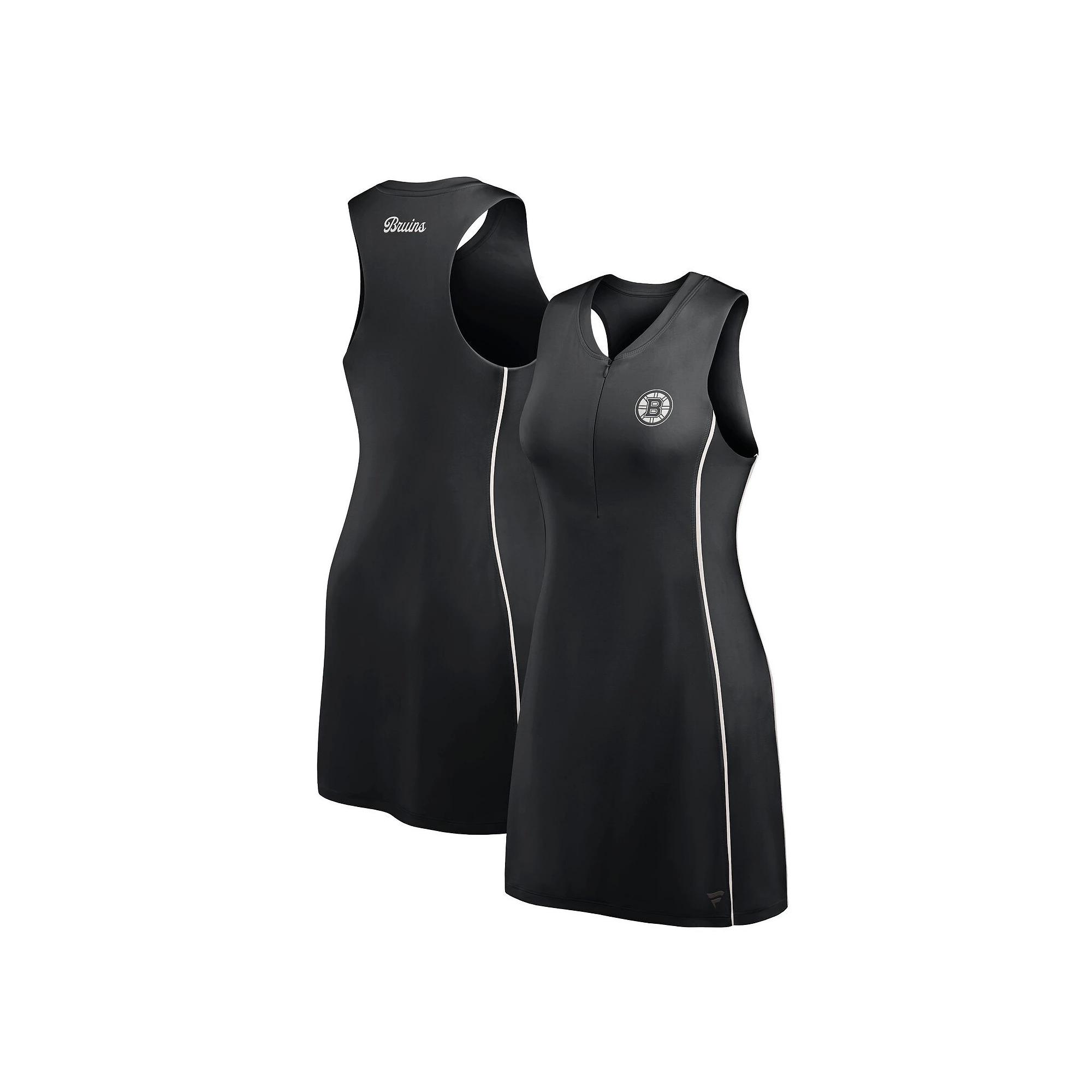 Women's Fanatics Blue New York Rangers Studio Boost Athletic Half-Zip Dress,  Product Image