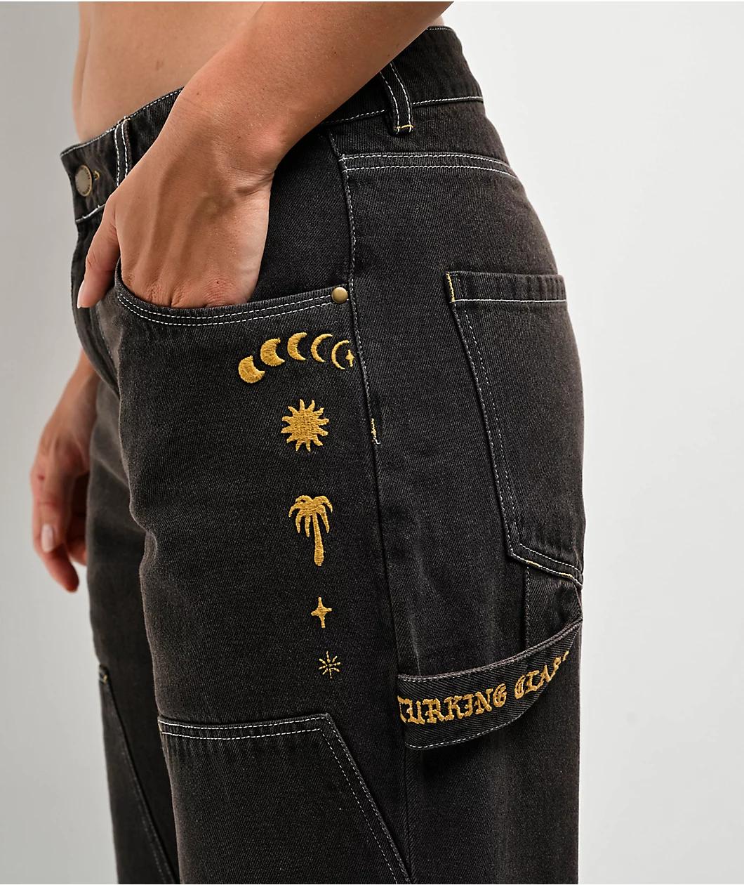 Lurking Class by Sketchy Tank Coffin Brown Wash Carpenter Jeans Product Image