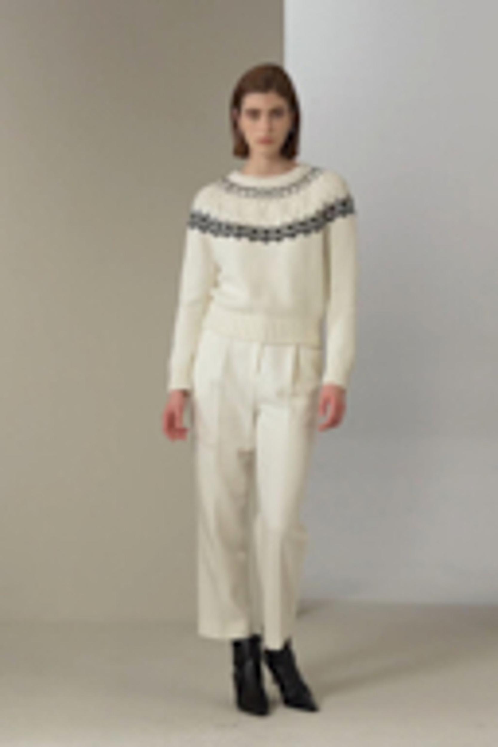 Fair Isle Crewneck Sweater Product Image