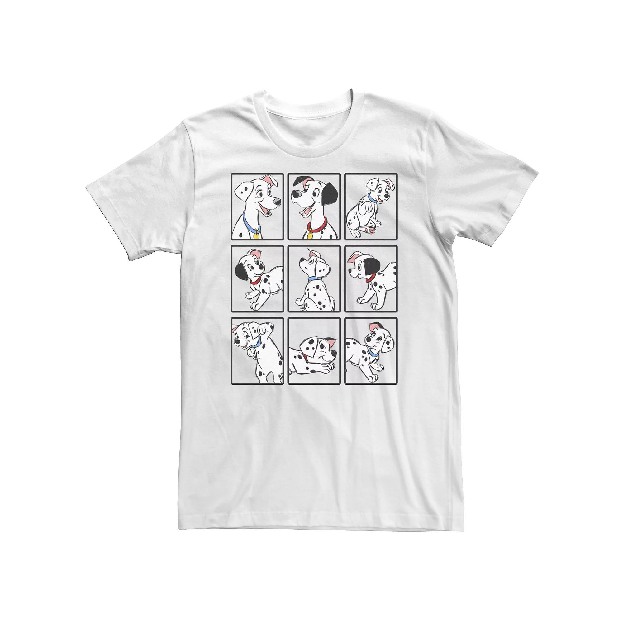 Big & Tall Disney 101 Dalmatians Family Photo Box Up Tee, Men's,  Product Image