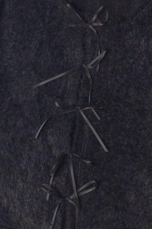 Bow Front Eyelash Cardigan Product Image