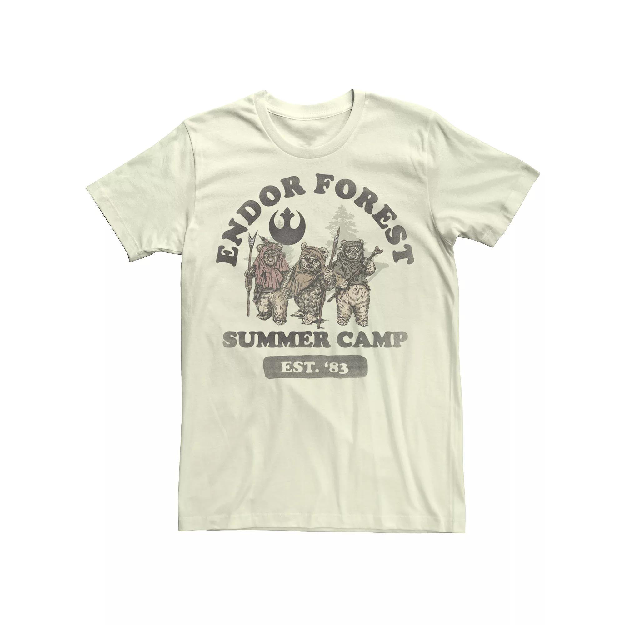 Men's Star Wars Ewok Endor Camp Speeder Vintage Tee,  Product Image