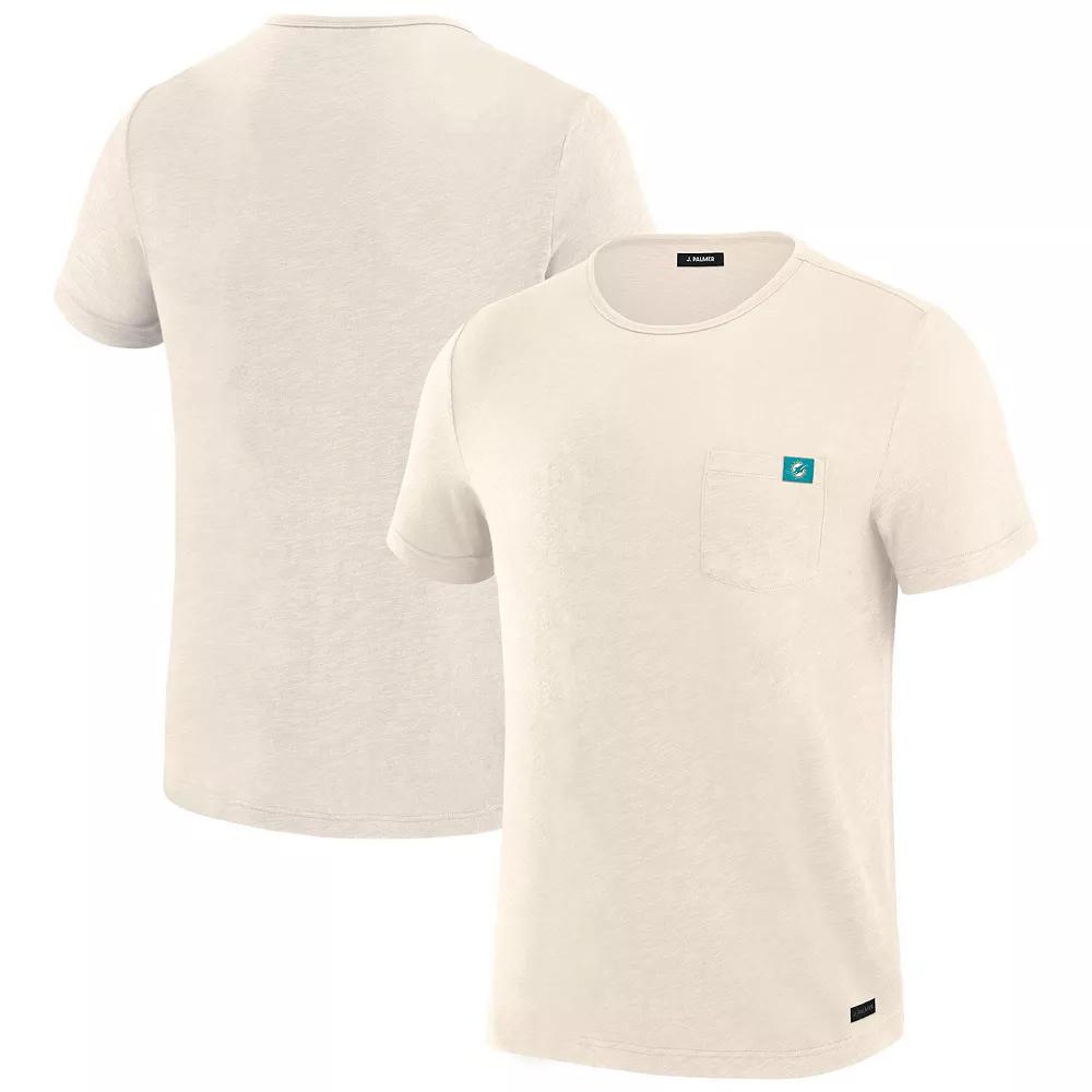 Men's J. Palmer White Miami Dolphins In-The-Pocket T-Shirt, Size: Medium Product Image