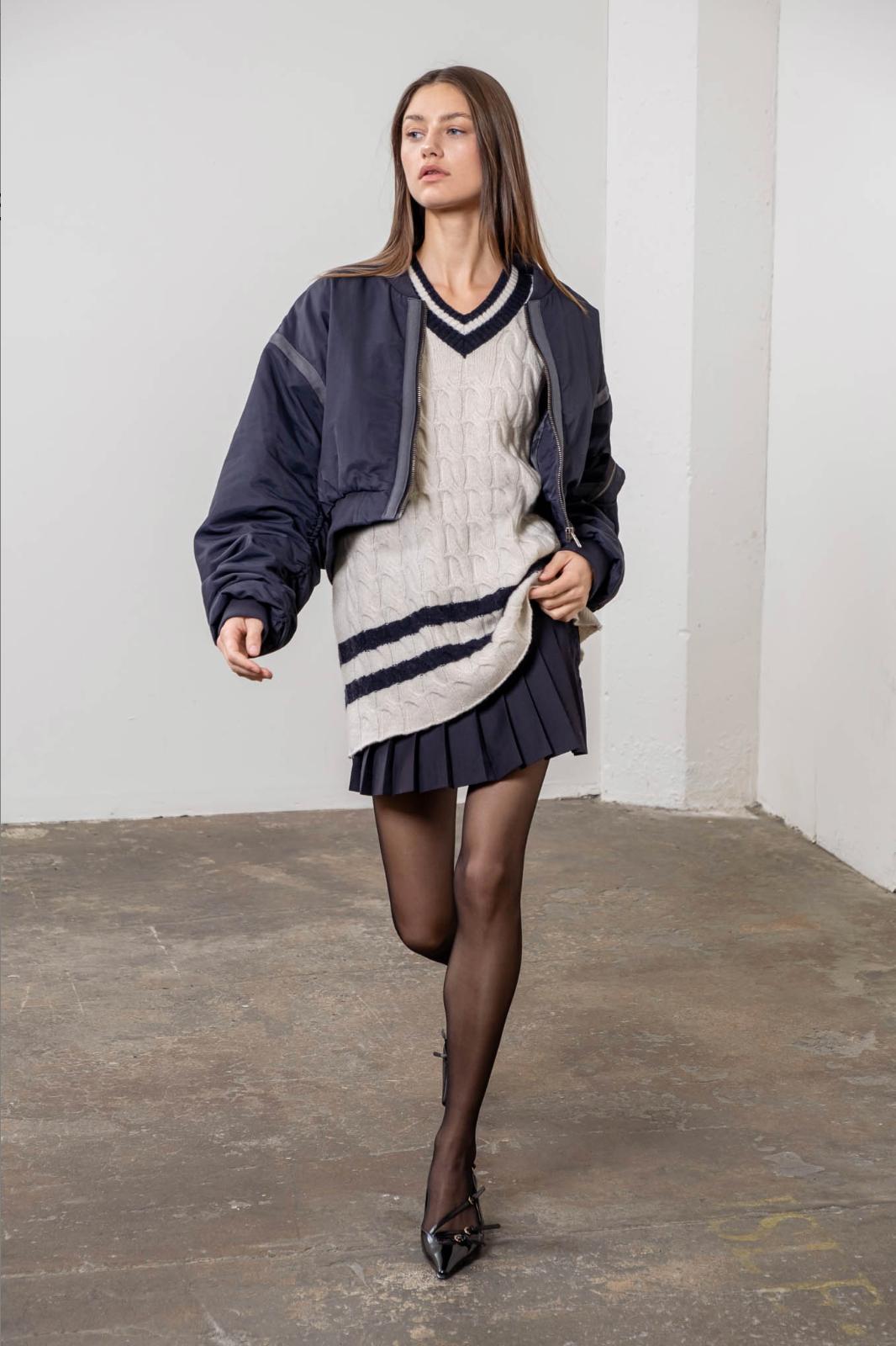 Oversized Bomber Jacket Product Image