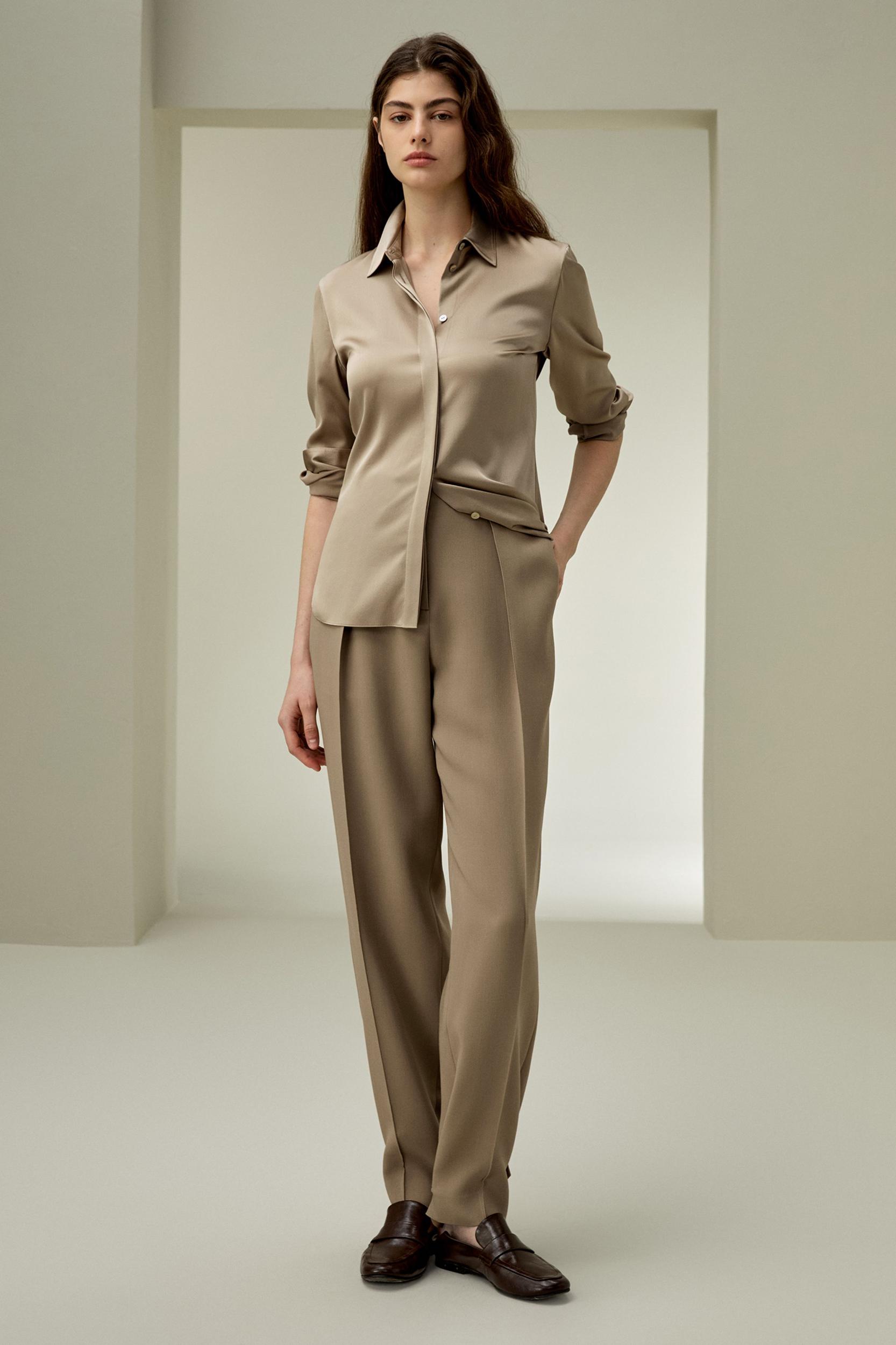 LILYSILK Silk Shirt Women - Black Natural Silk - Gorgeous Hidden Placket Tops XS Product Image