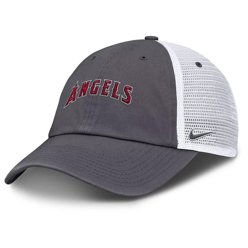 Men's Nike Gray Arizona Diamondbacks Wordmark Club Adjustable Trucker Hat,  Product Image