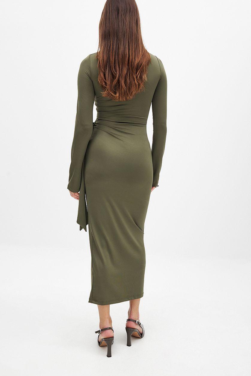 Overlap Midi Dress Product Image