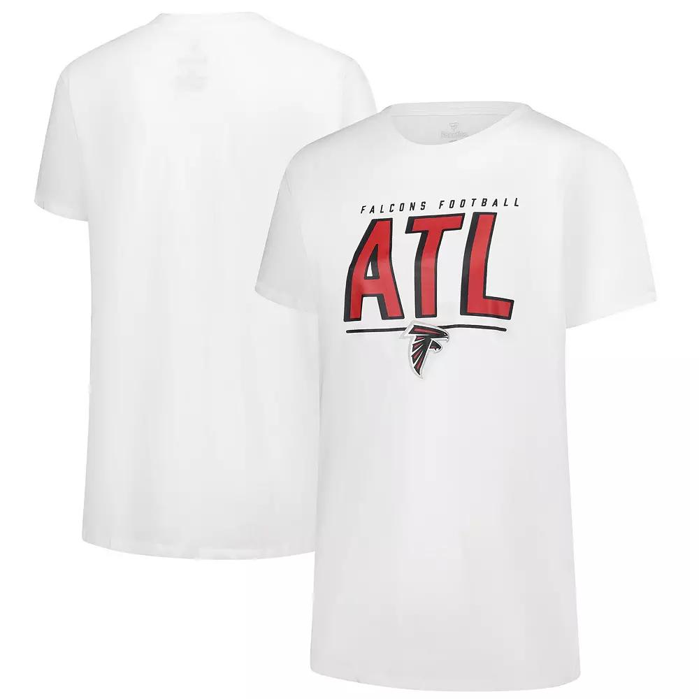Women's Fanatics White Atlanta Falcons Cheerleader T-Shirt,  Product Image