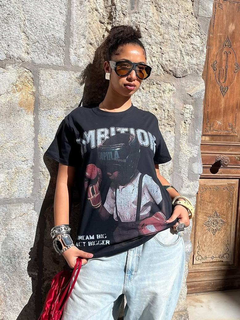 Grace Wins Angel Vintage Graphic Zip up Hoodie Product Image