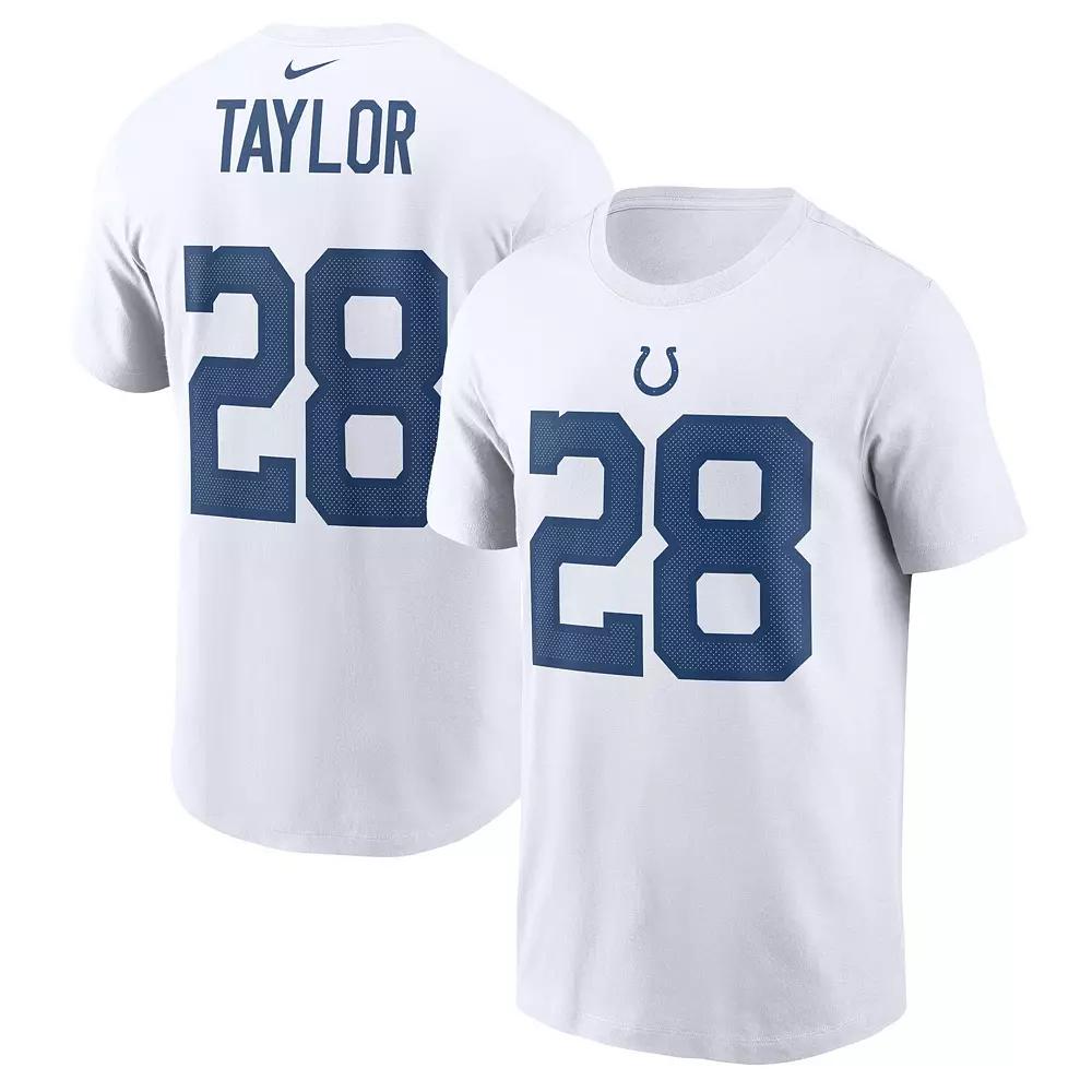 Men's Nike Jonathan Taylor White Indianapolis Colts Player Name & Number T-Shirt, Size: XL Product Image