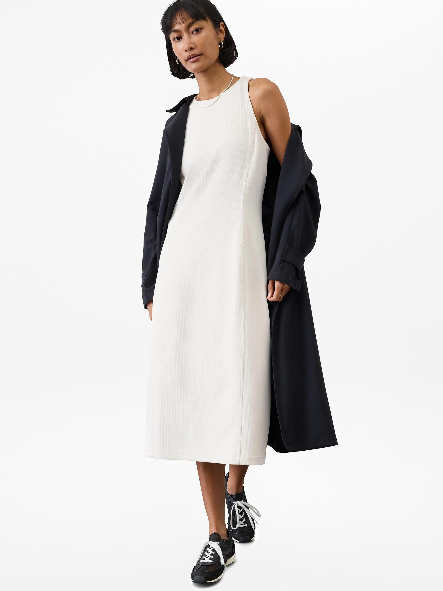 Seasoft Rib Midi Tank Dress Product Image