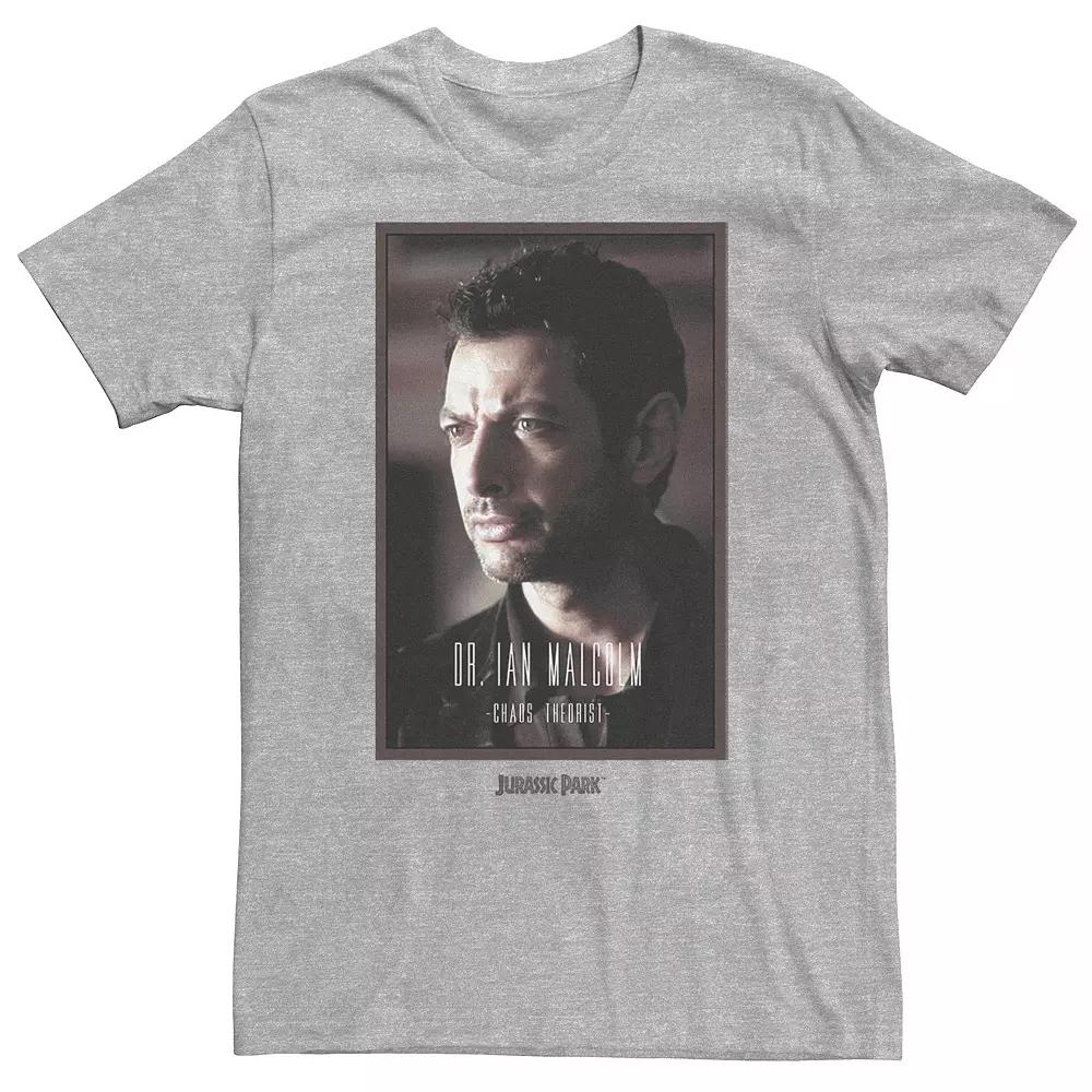 Big & Tall Jurassic Park Dr. Ian Malcolm Chaos Theorist Tee, Men's,  Product Image