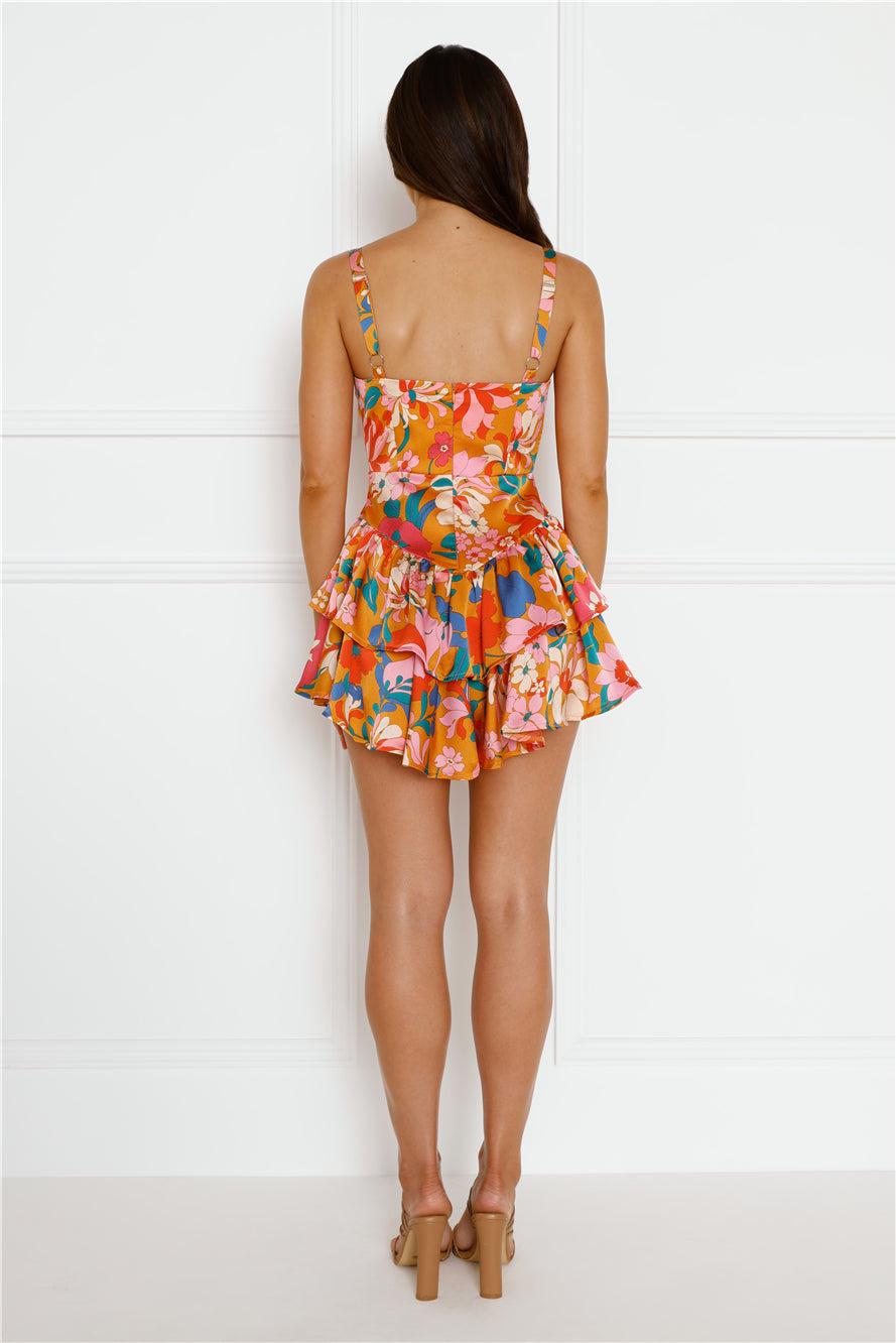 Fun Times Romper Orange Product Image