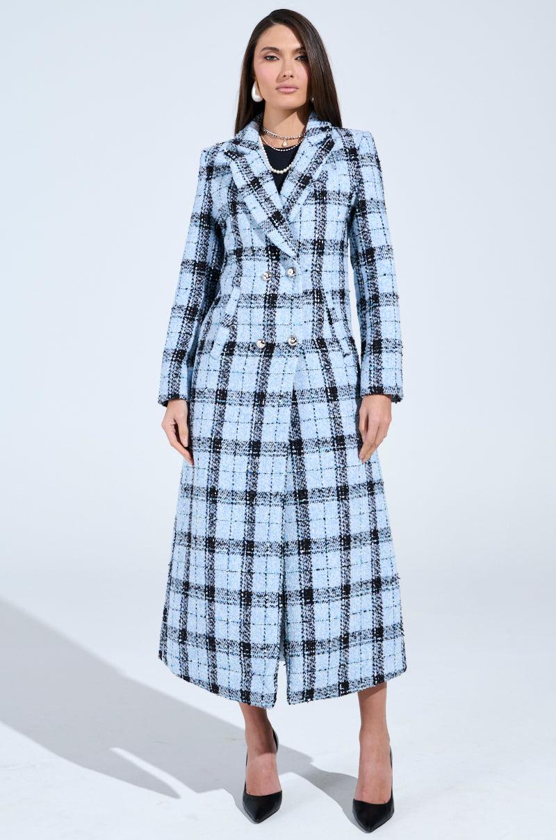 SMOOTH TRANSITION TWEED TRENCH Product Image