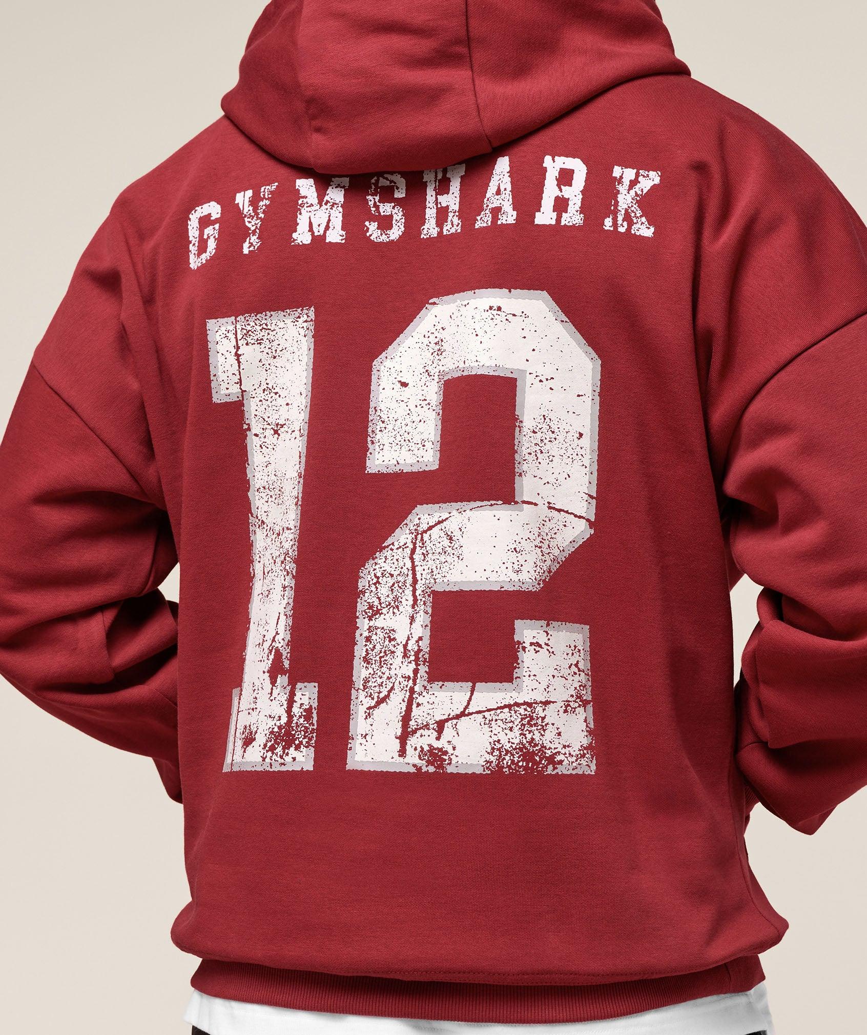 Gymshark Campus Hoodie - Athletic Burgundy Male Product Image