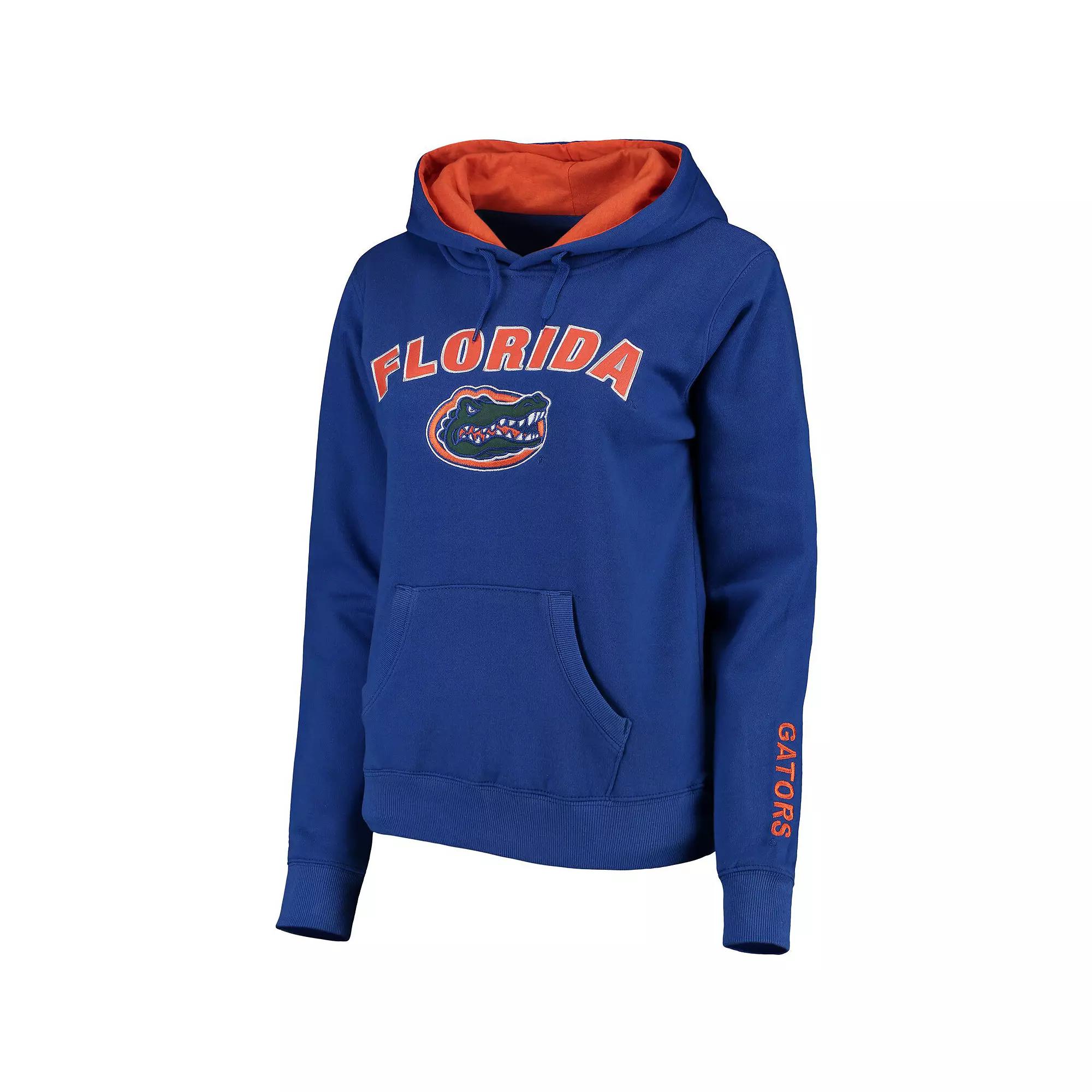 Women's Royal Florida Gators Arch & Logo 1 Pullover Hoodie,  Product Image
