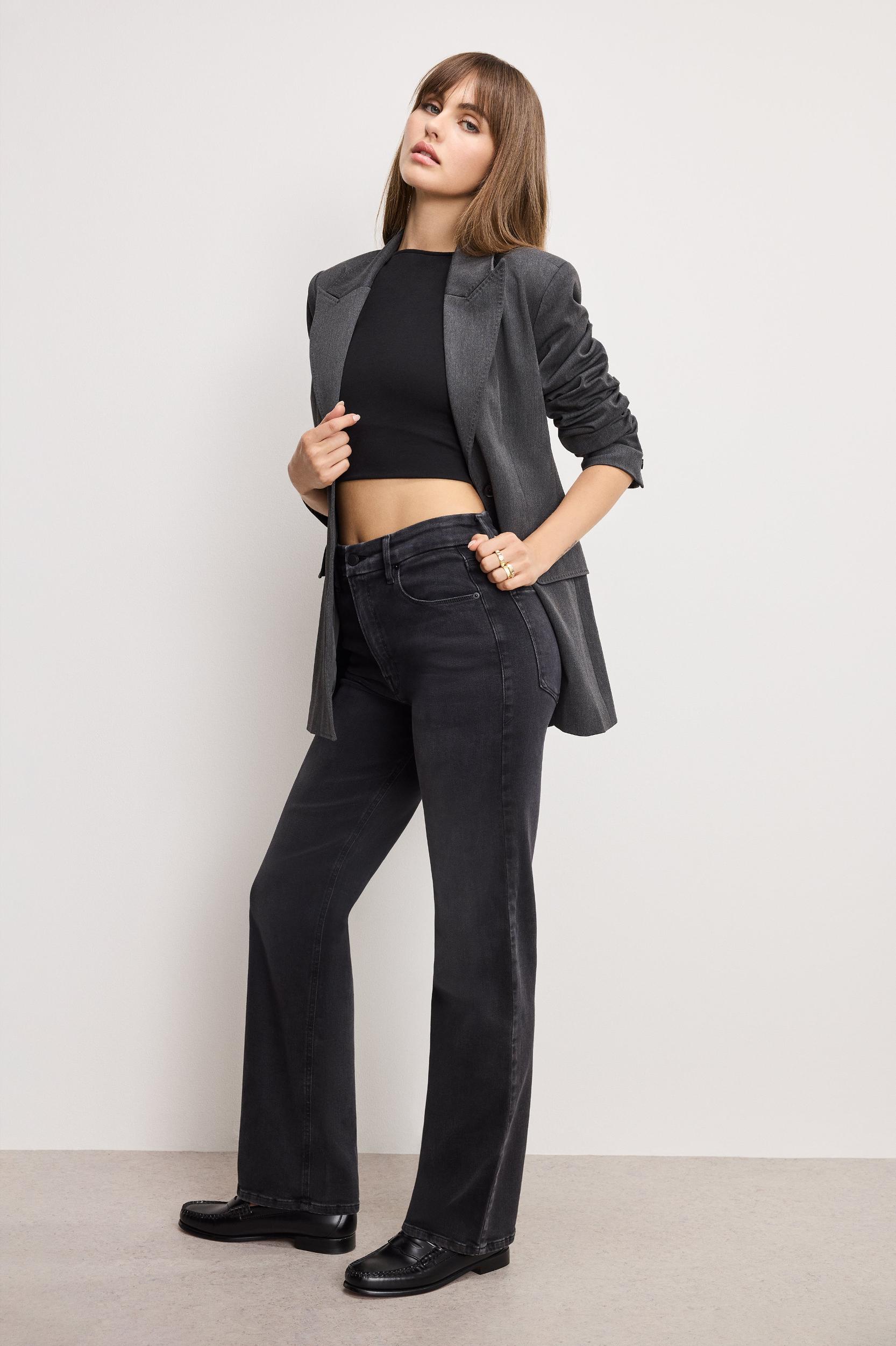 SOFT TECH GOOD TRUE STRAIGHT JEANS | BLACK343 Product Image