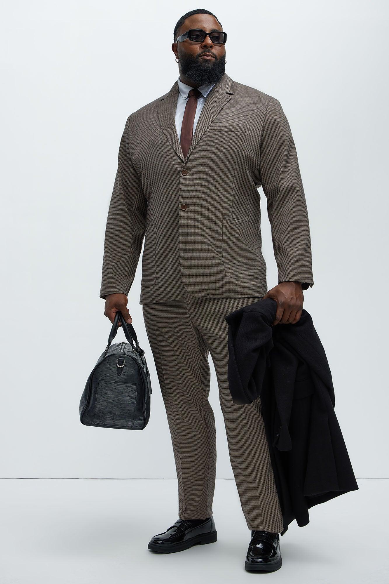 Inoa Houndstooth Blazer - Brown/combo Product Image