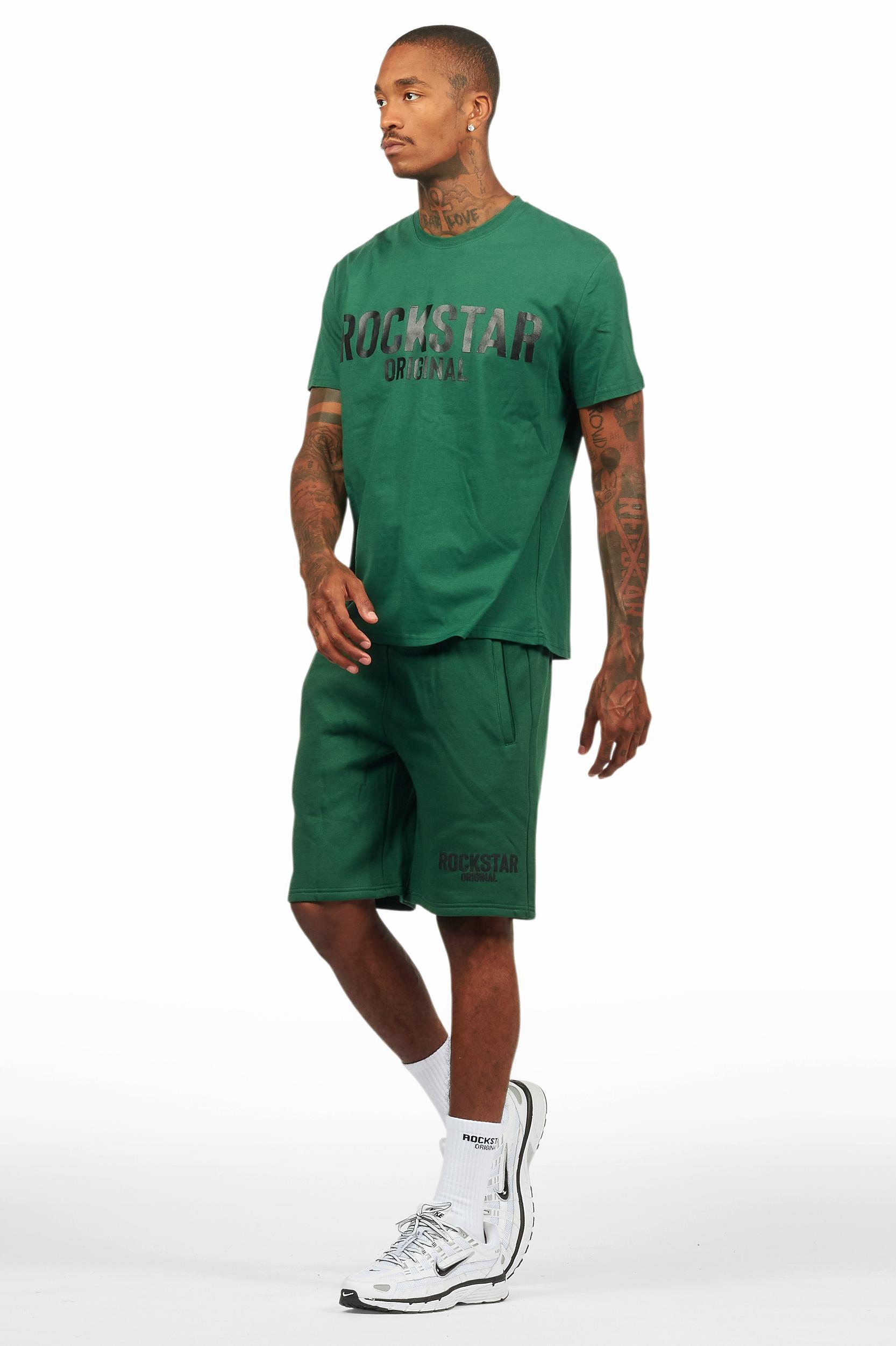 Sana Green/Black Short Set Male Product Image