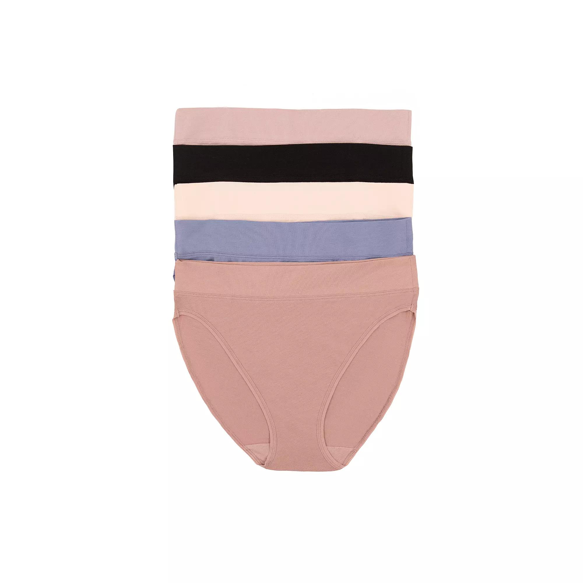 Women's Jezebel 5-pk. Pima Cotton Hi-Cut Panty 900819P5,  Product Image