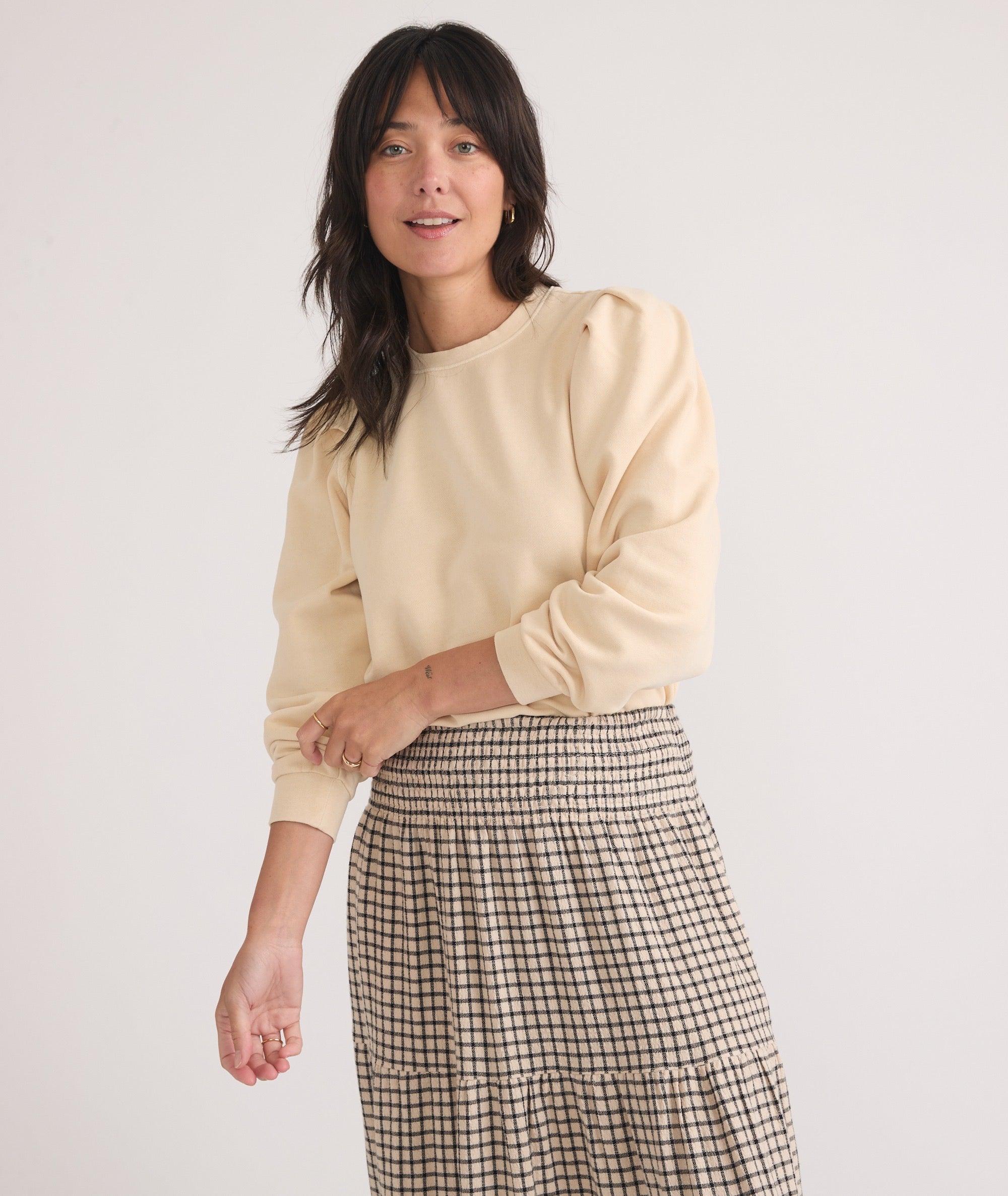 Enya Puff Sleeve Sweatshirt Product Image