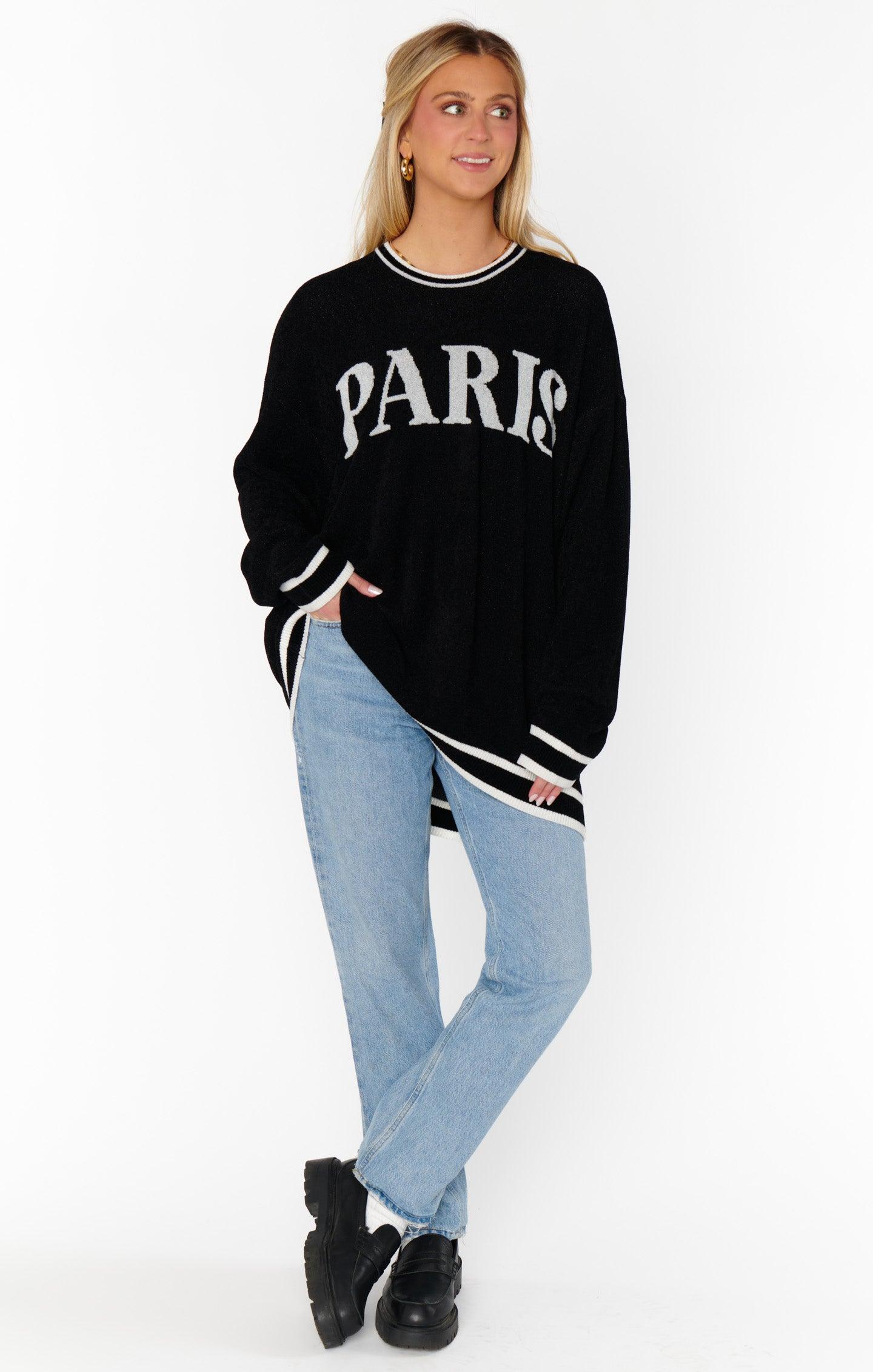 Adventure Sweater ~ Paris Graphic Knit Product Image