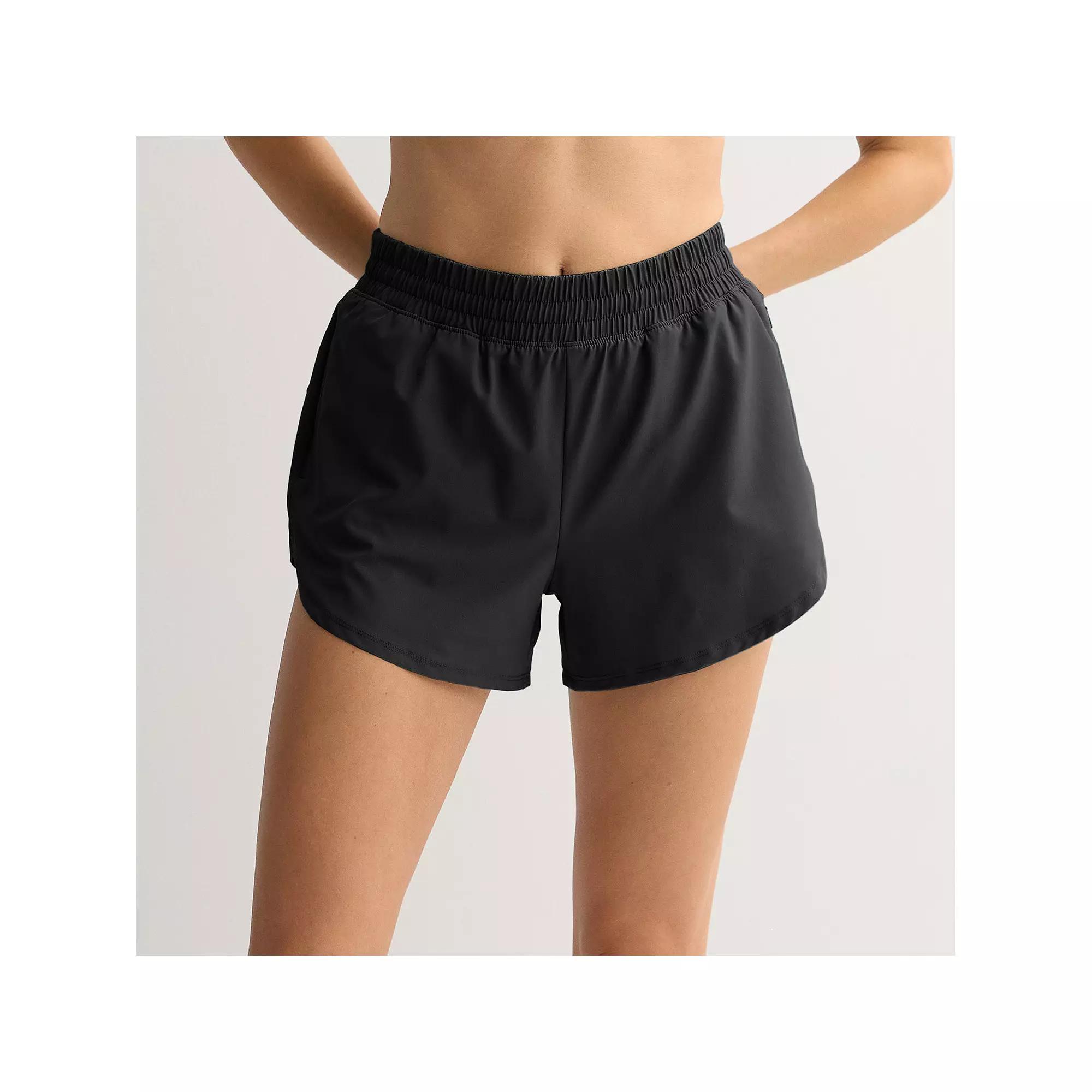 Women's Tek Gear Woven Run Shorts,  Product Image