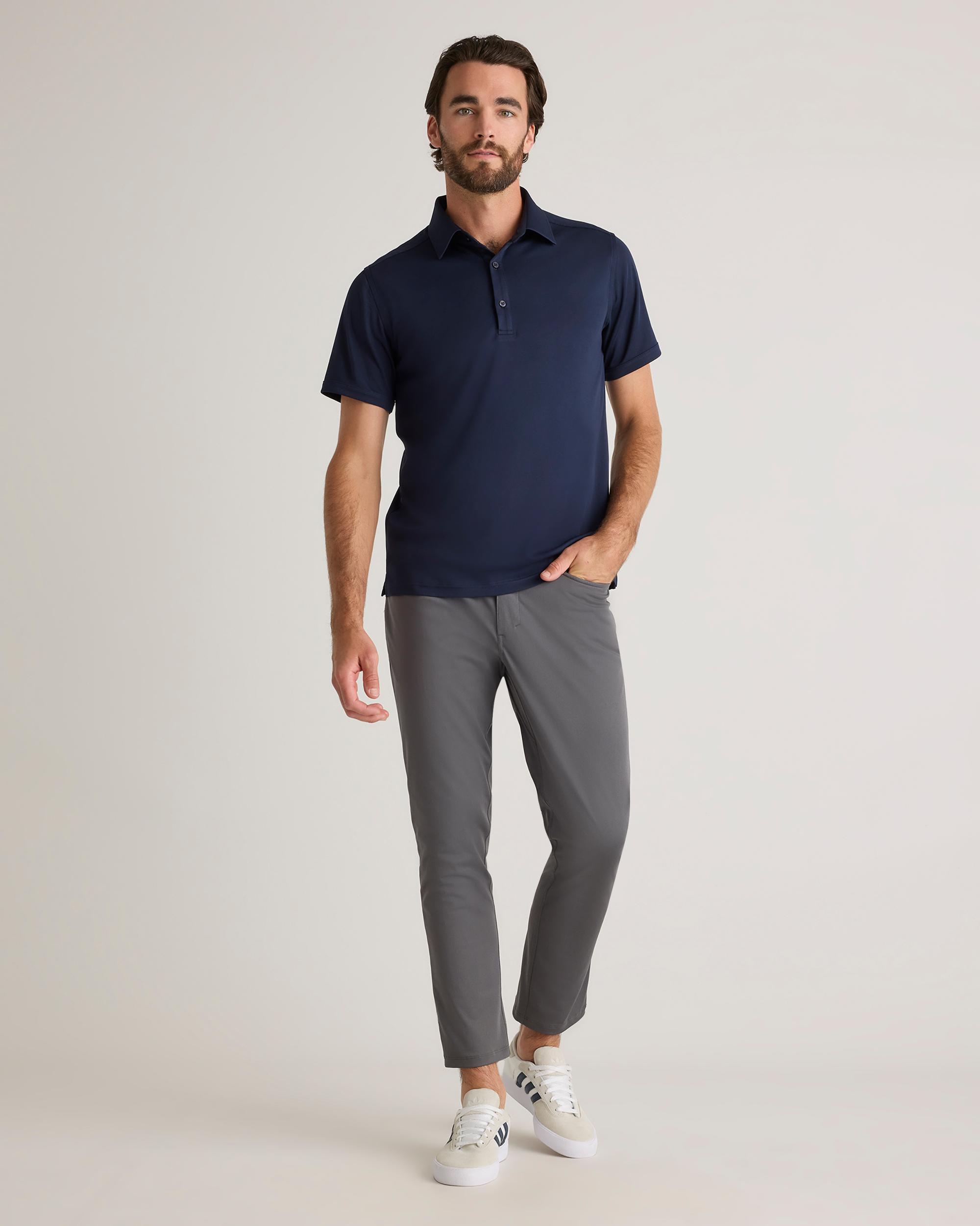 Quince | Men's Commuter Stretch Pique Polo 100% Polyester Product Image