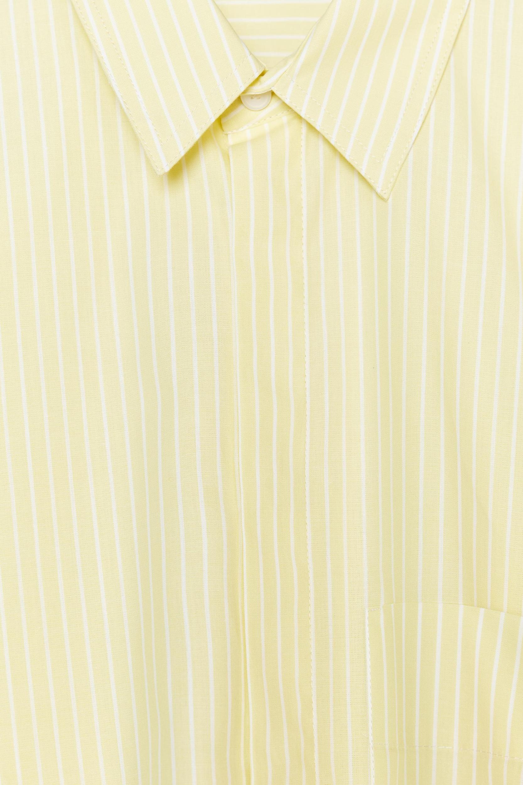 POPLIN CROP SHIRT Product Image