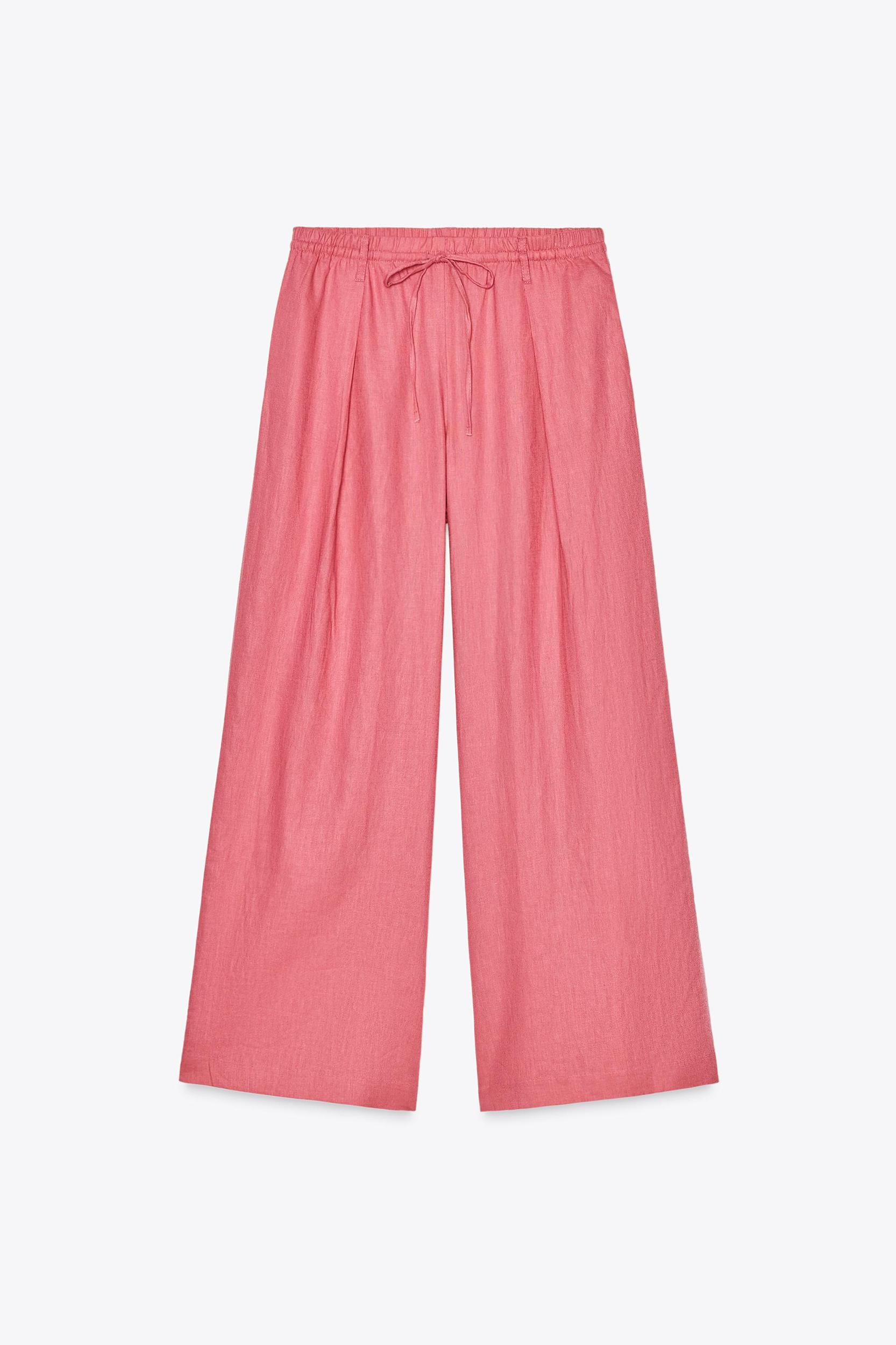 LINEN PALAZZO PANTS Product Image
