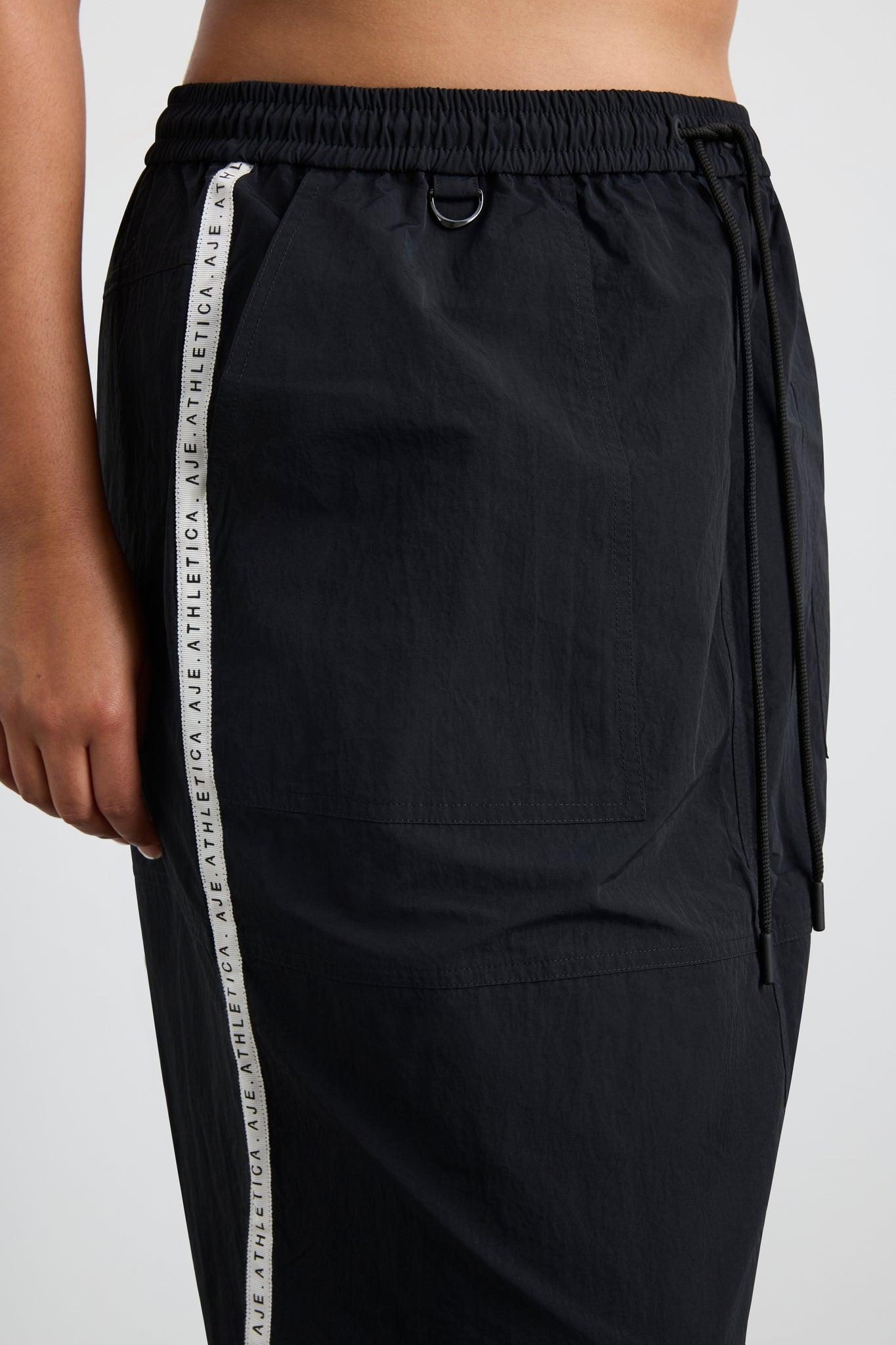 Logo Tape Spray Midi Skirt 647 Product Image